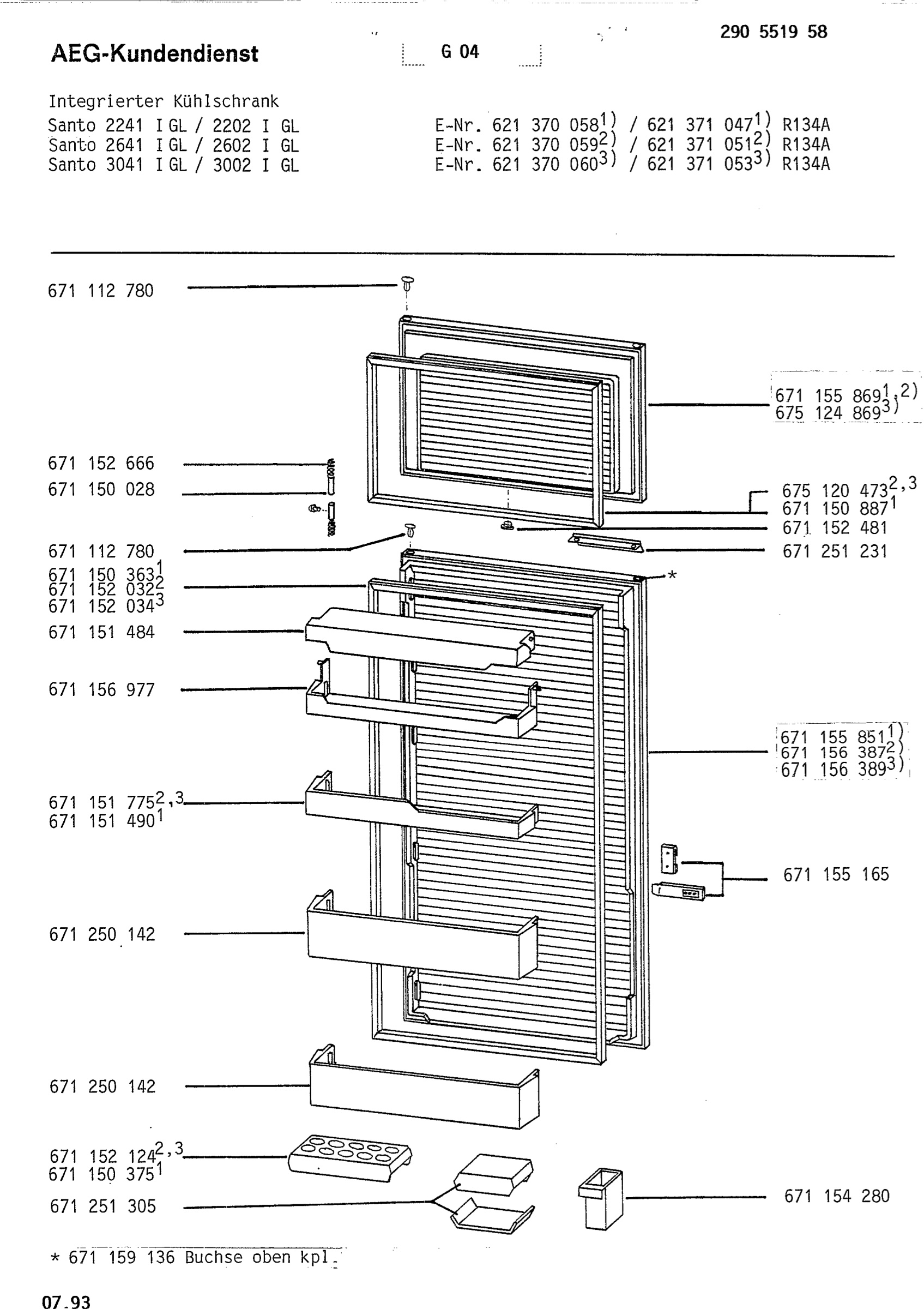 Refrigerator door