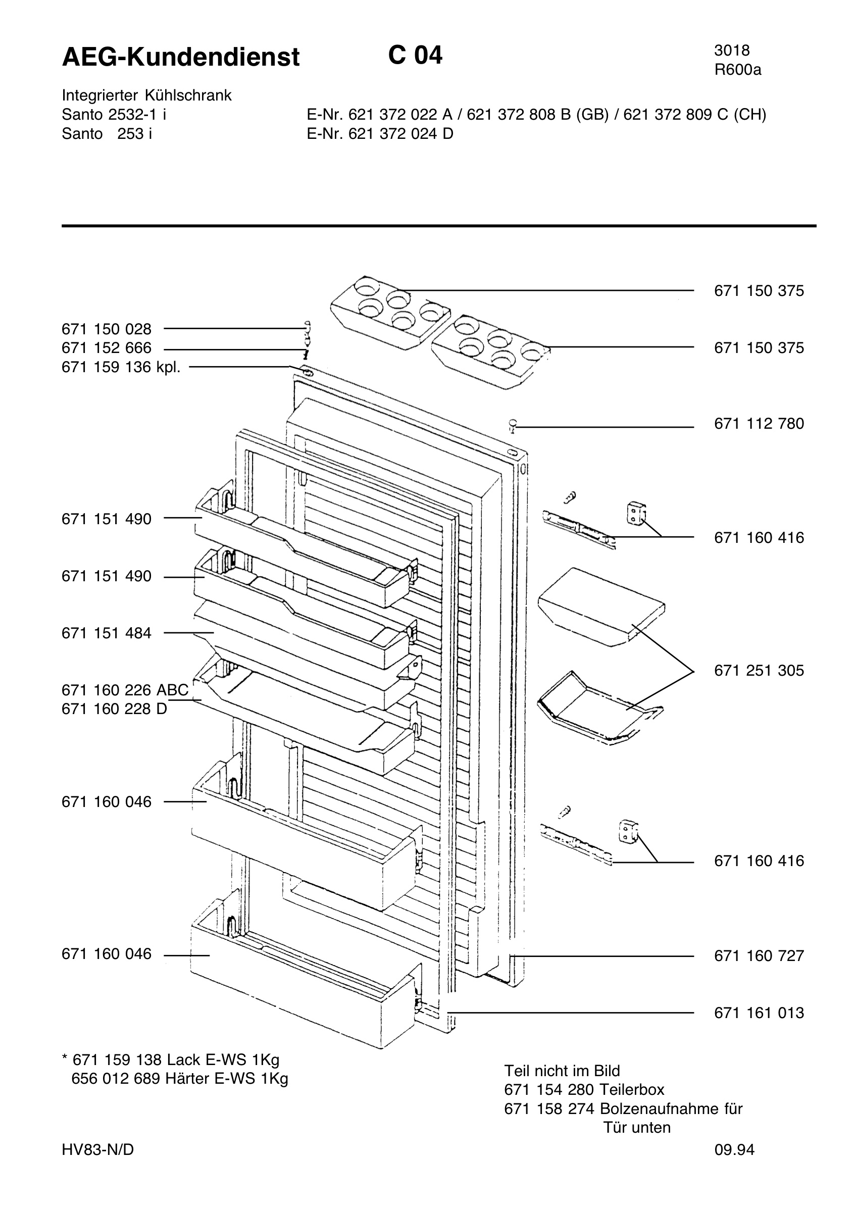 Refrigerator door