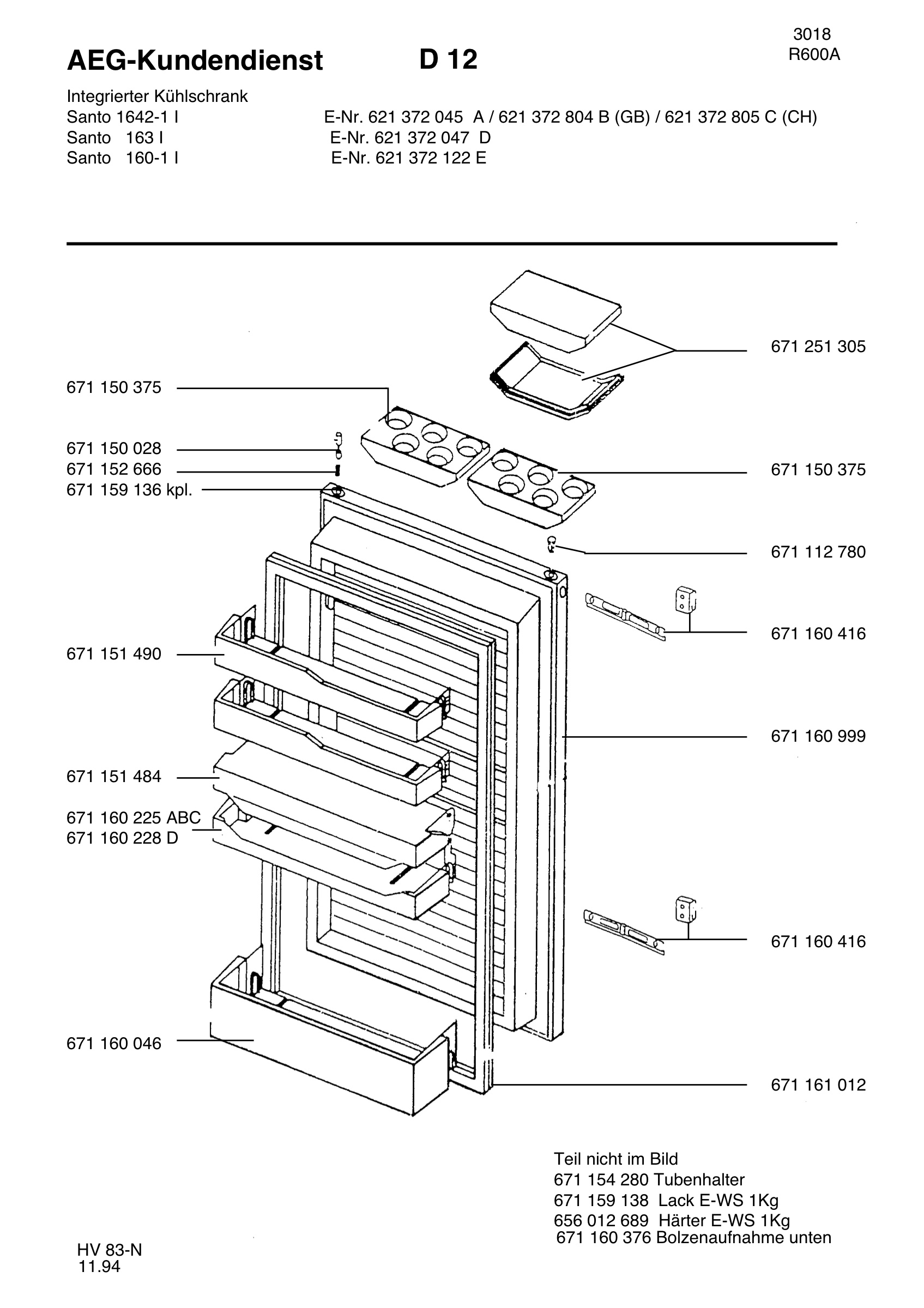 Refrigerator door