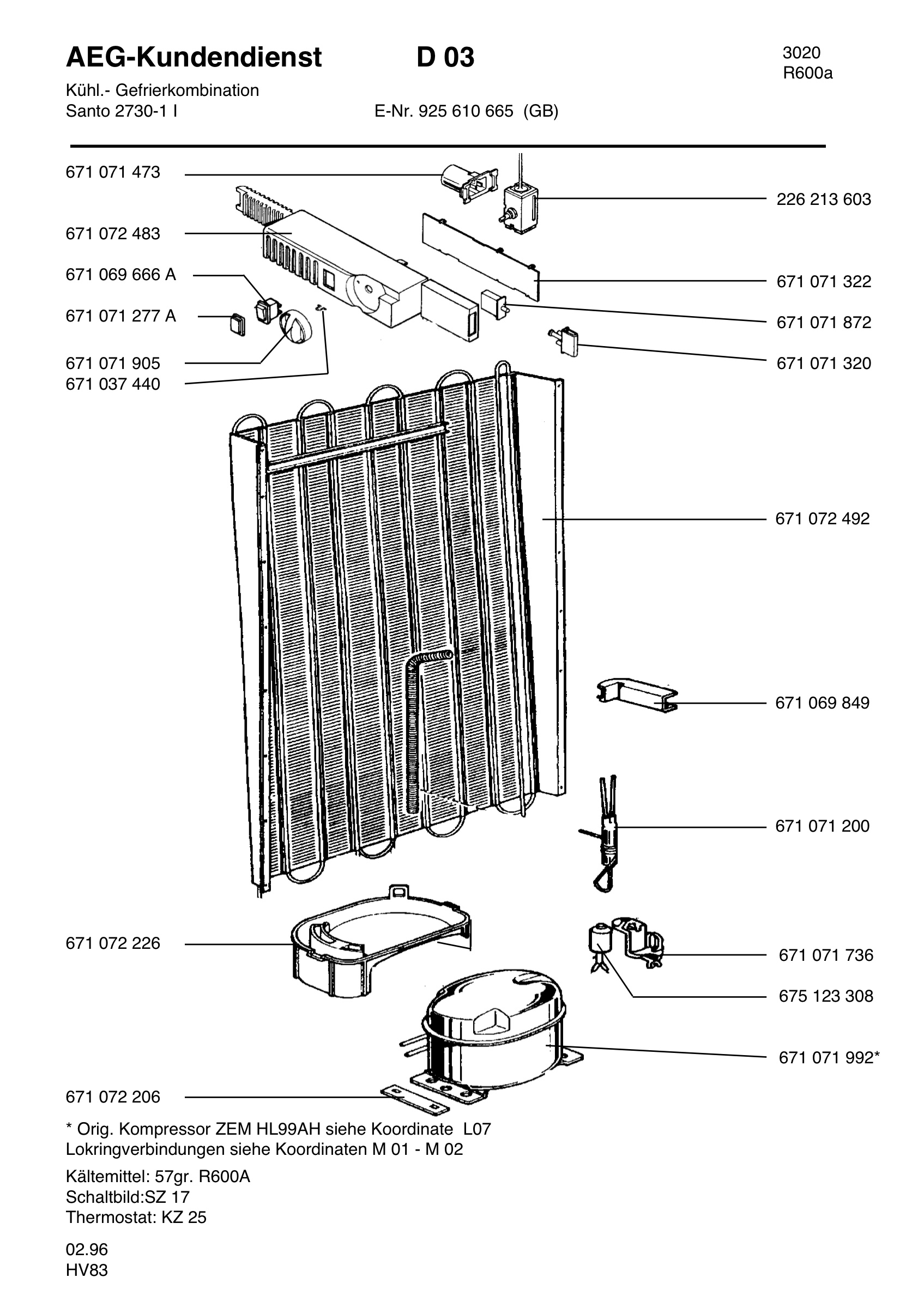 Electrical-/petrol-cooling system