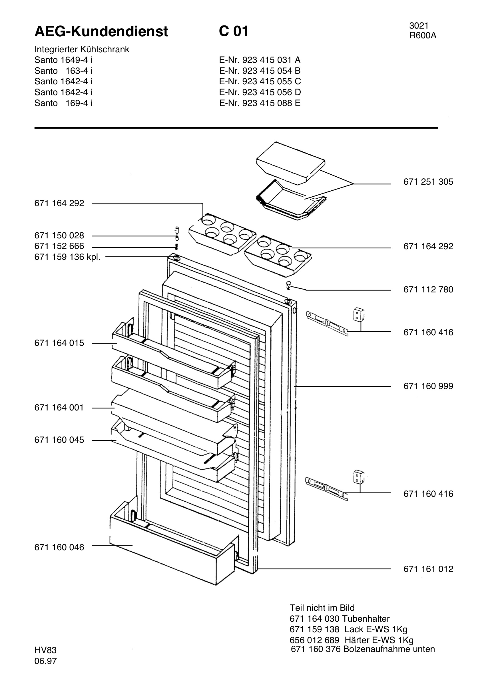 Refrigerator door