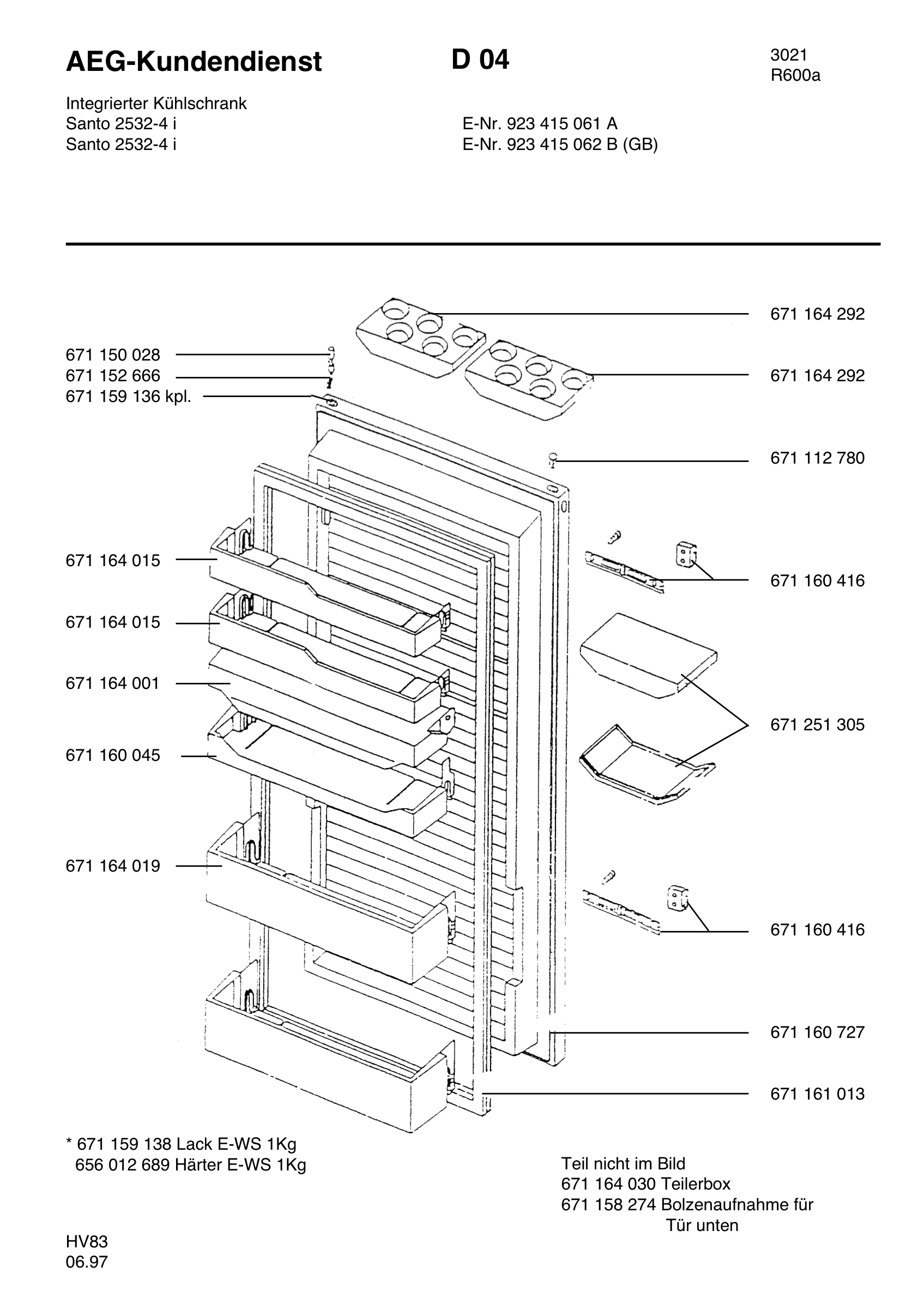 Refrigerator door