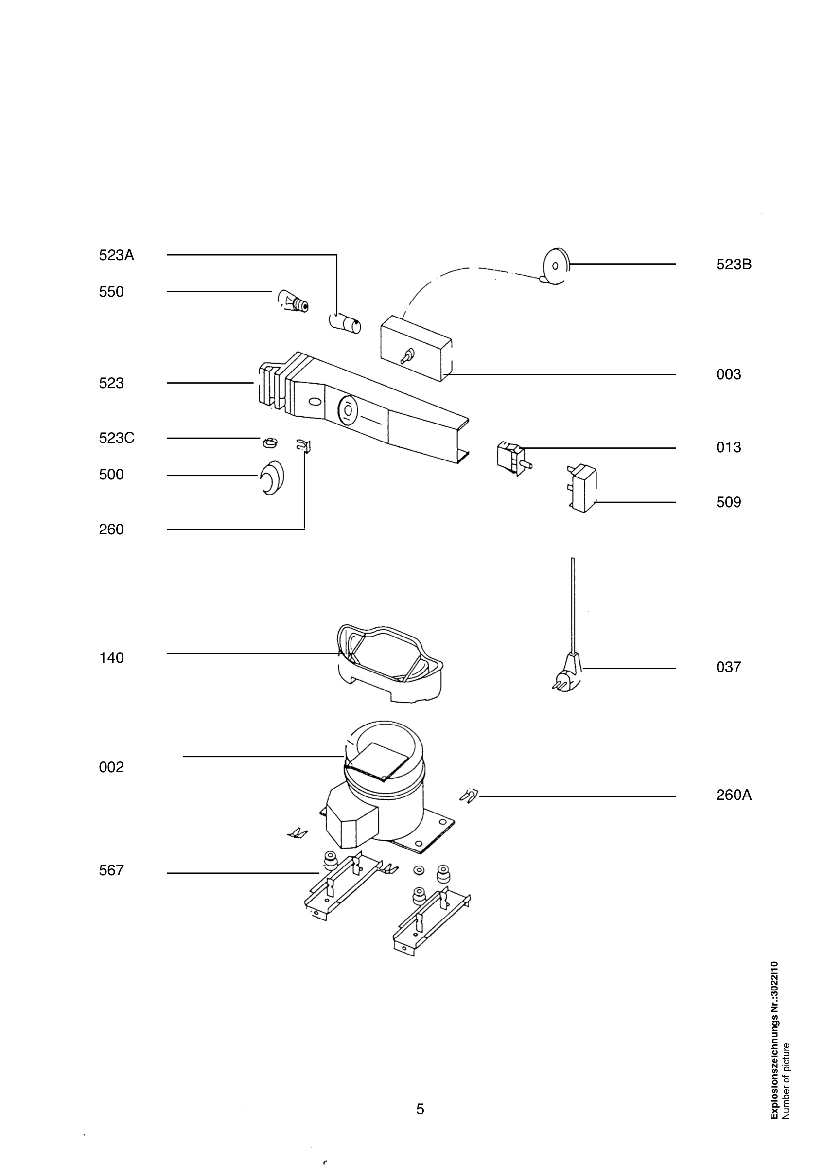 Refrigerator electrical equipment