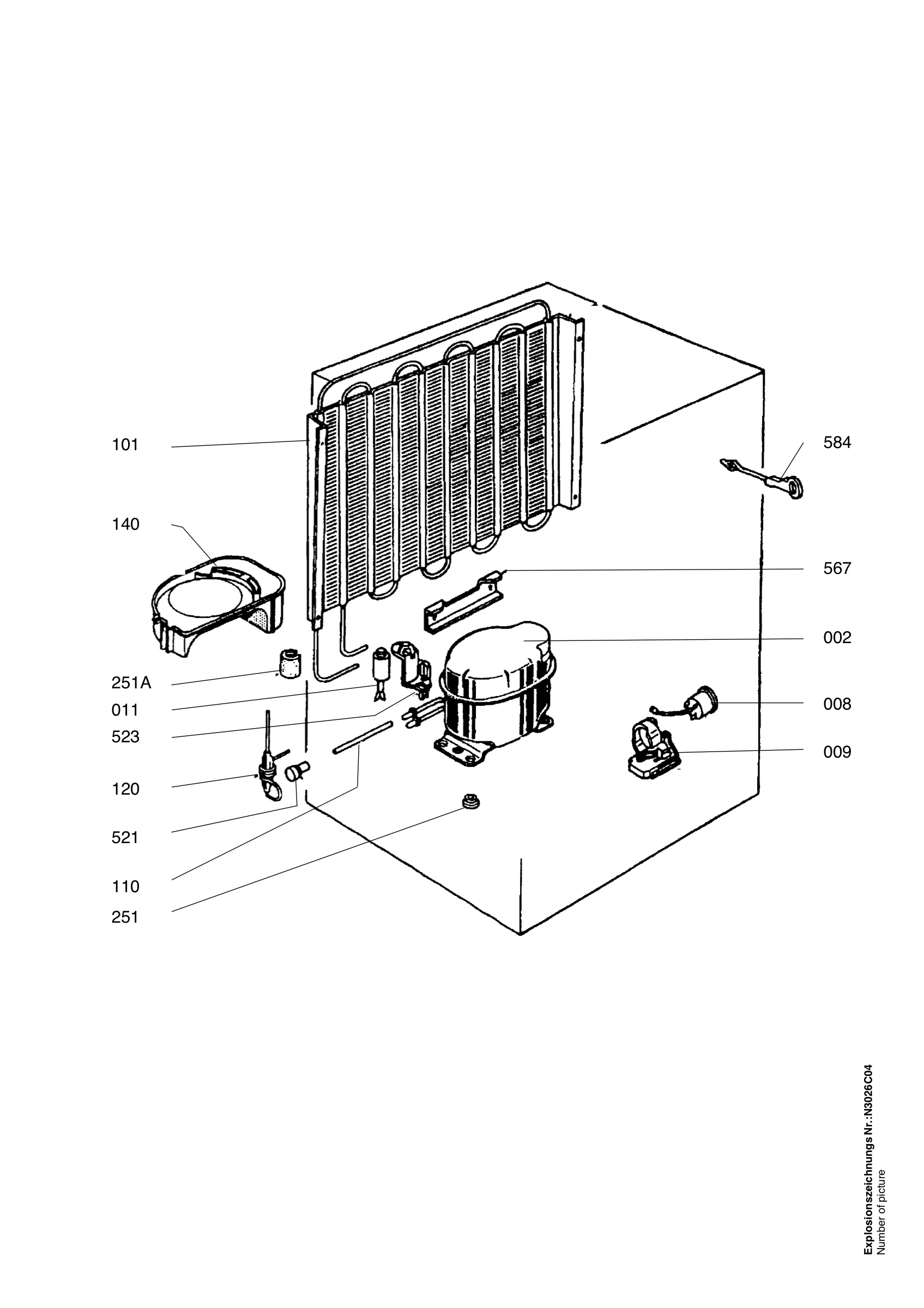 Refrigerator cooling system