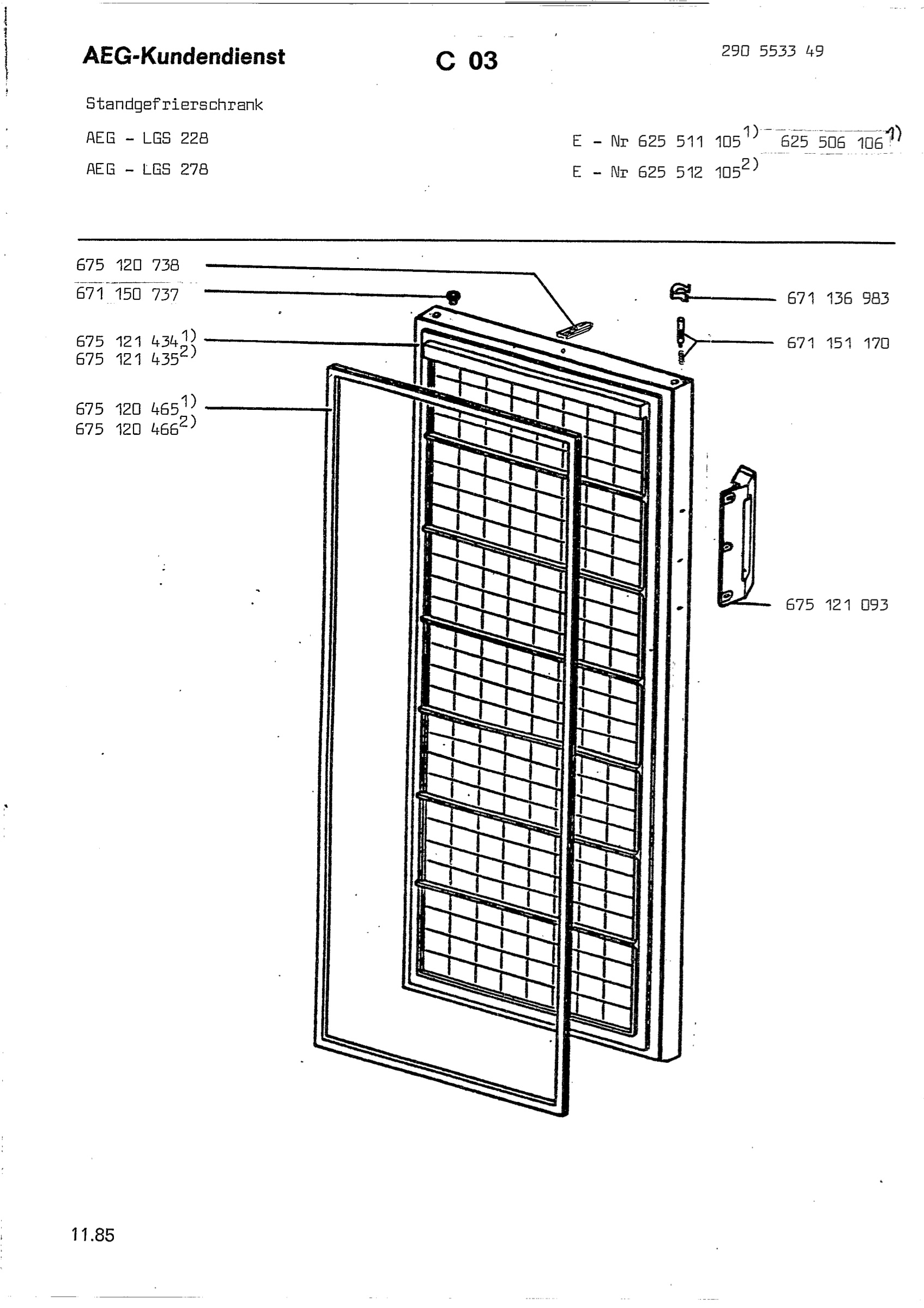 Refrigerator door