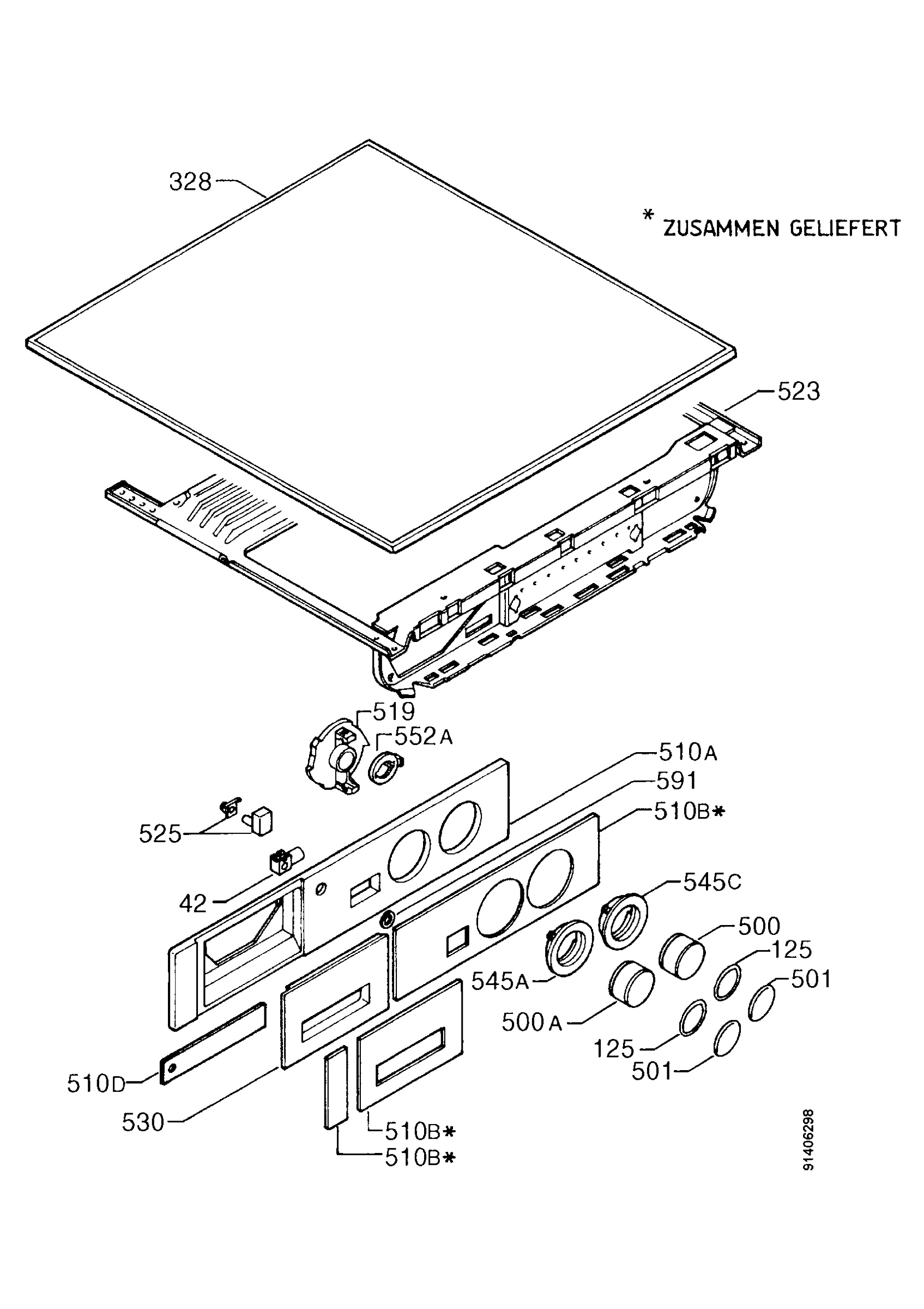 Control panel and lid