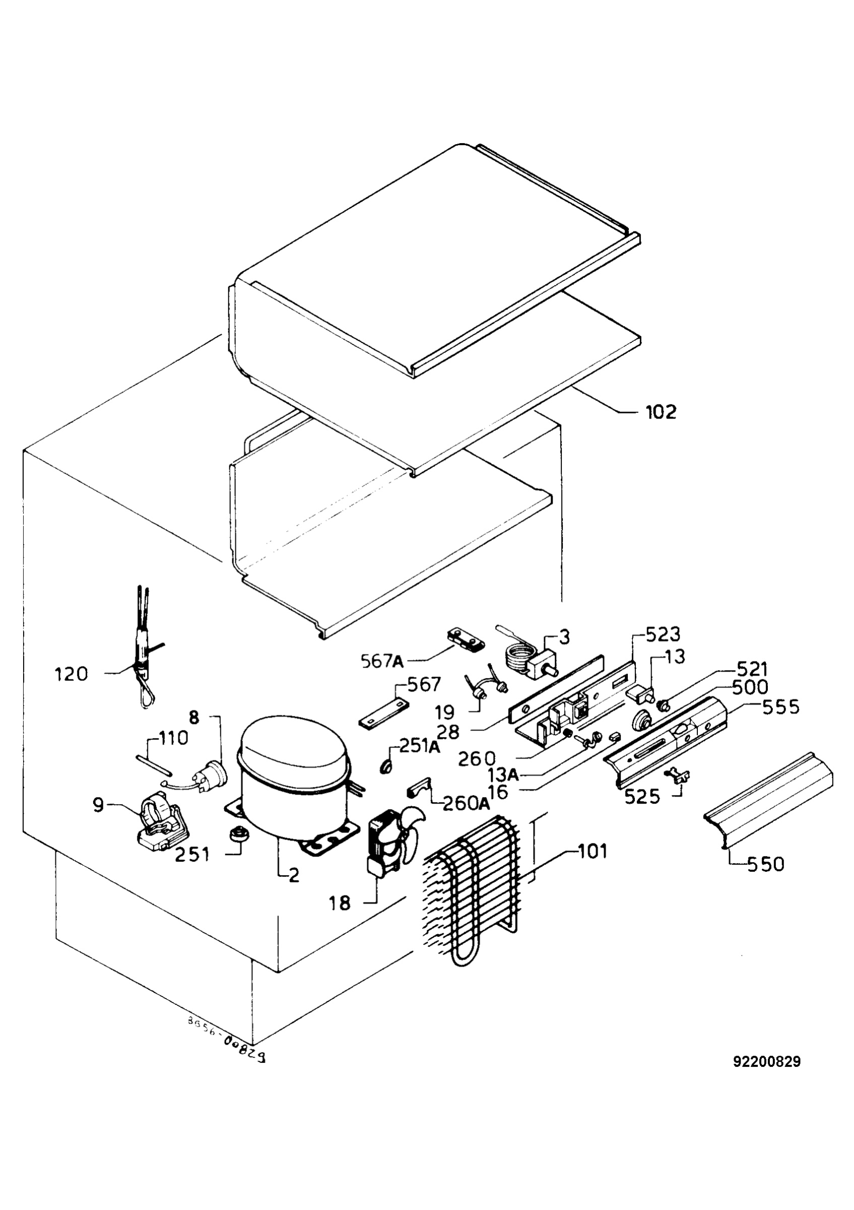 Freezer cooling system
