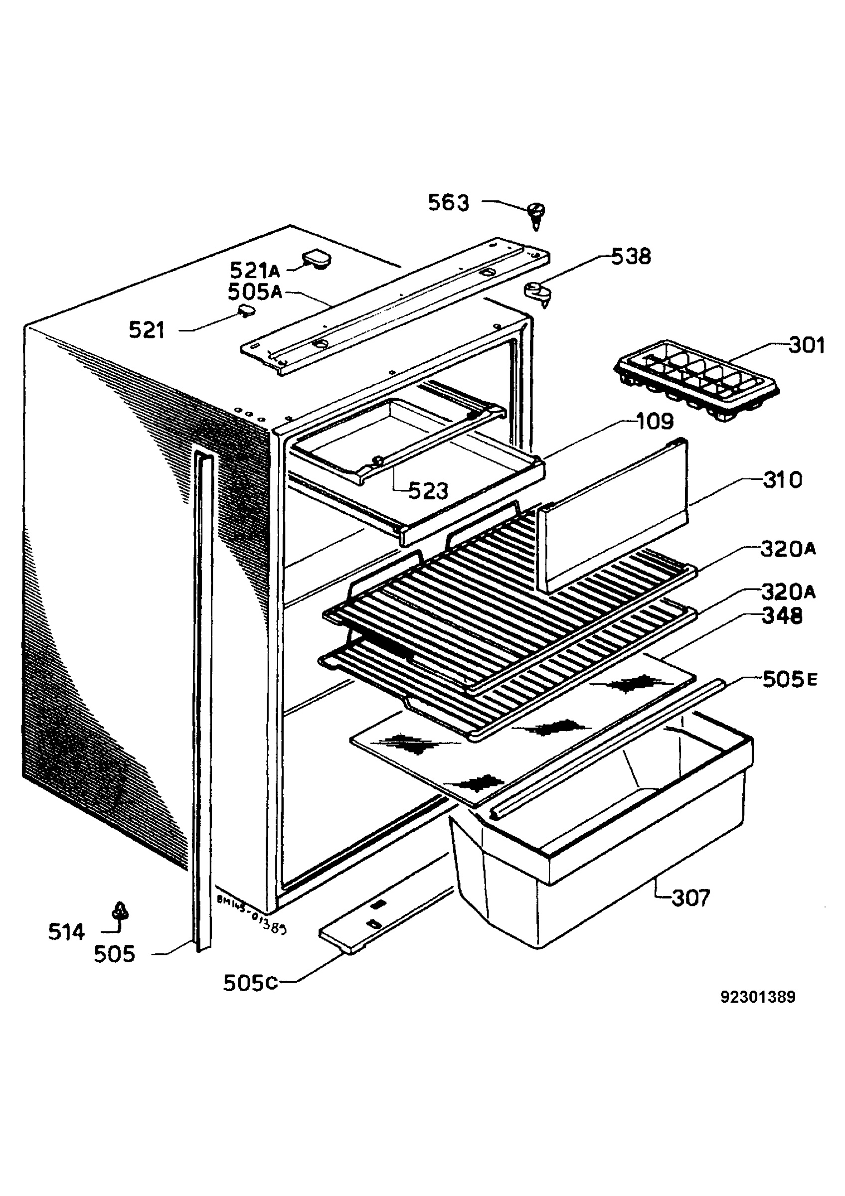 Refrigerator housing