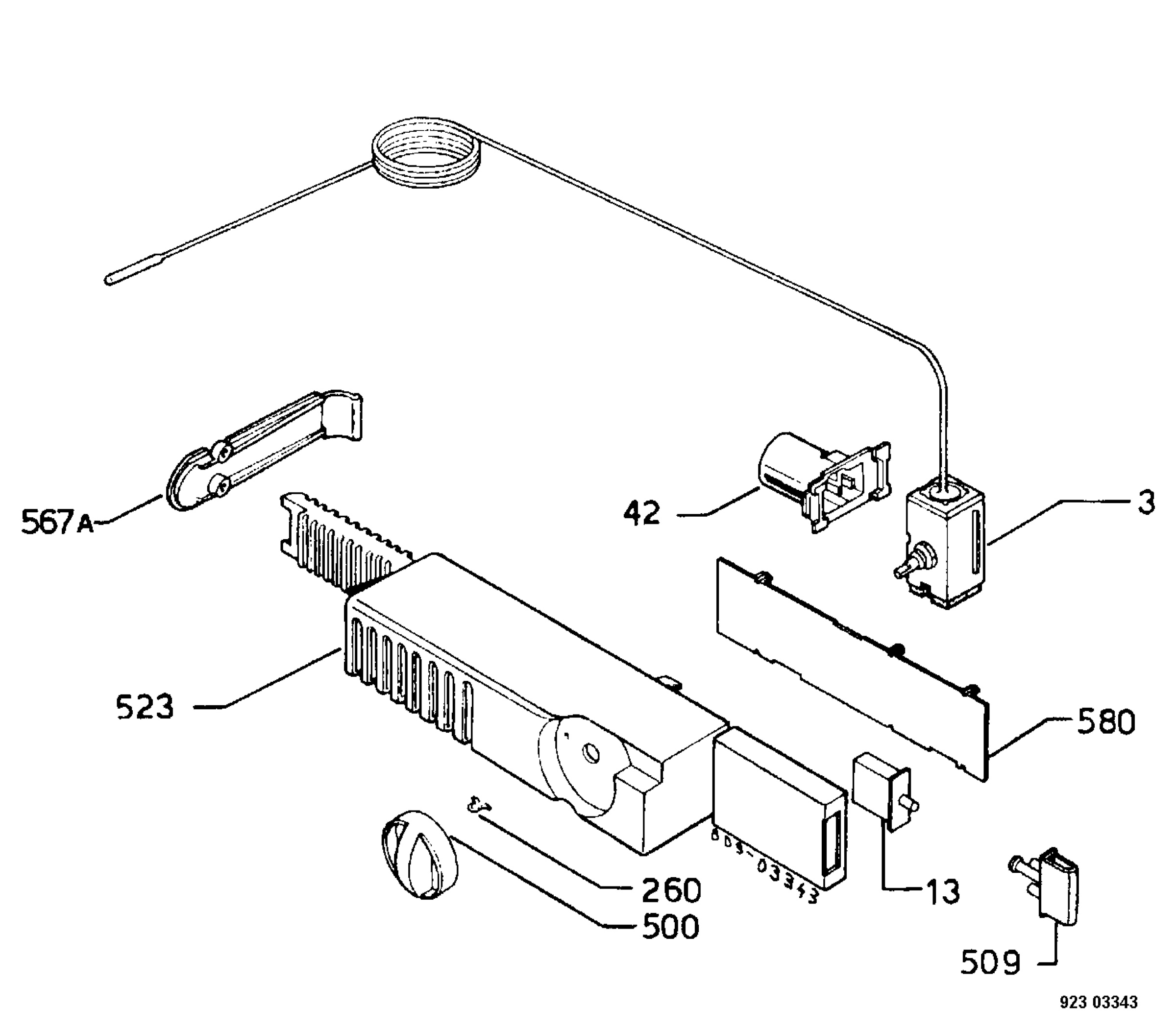 Refrigerator electrical equipment