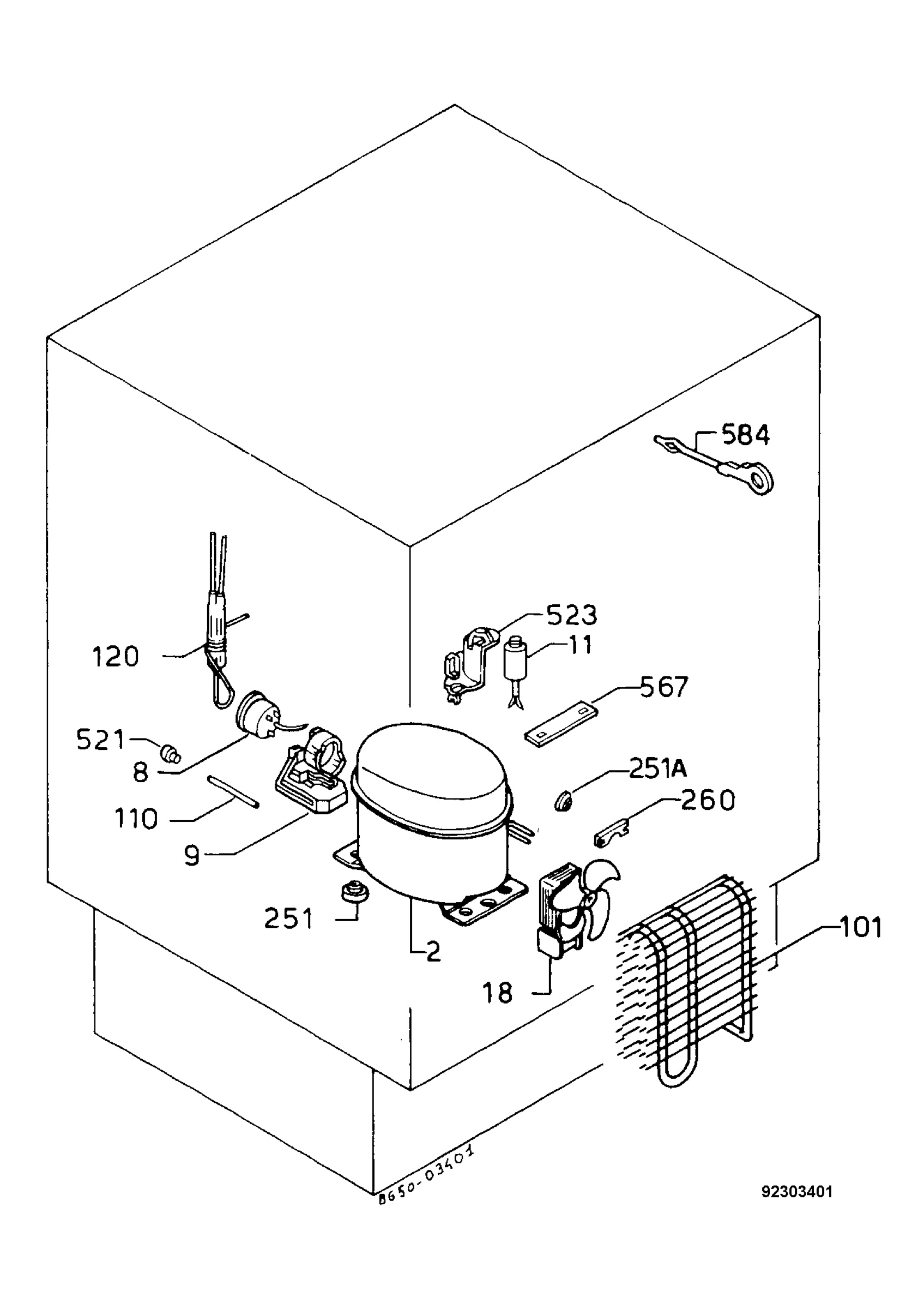 Refrigerator cooling system