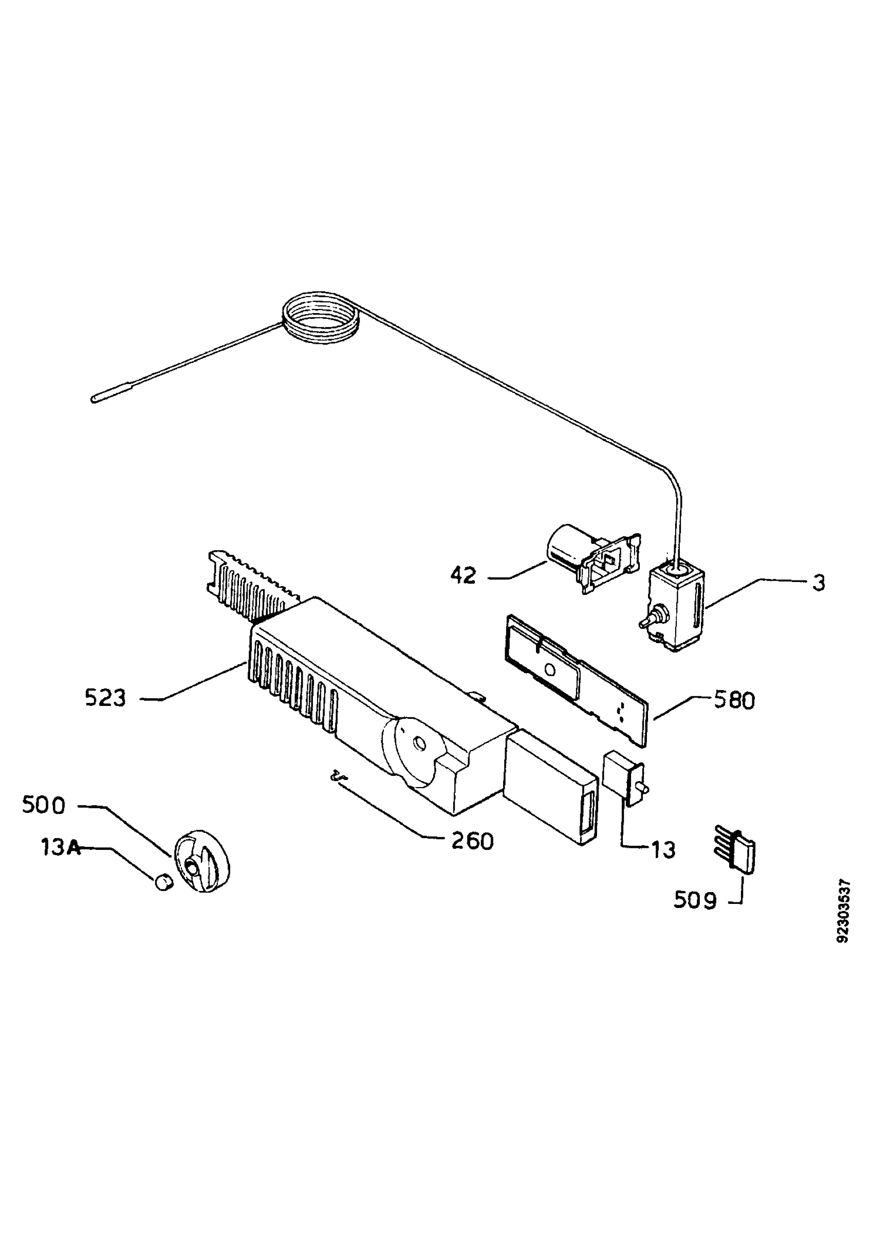 Refrigerator electrical equipment
