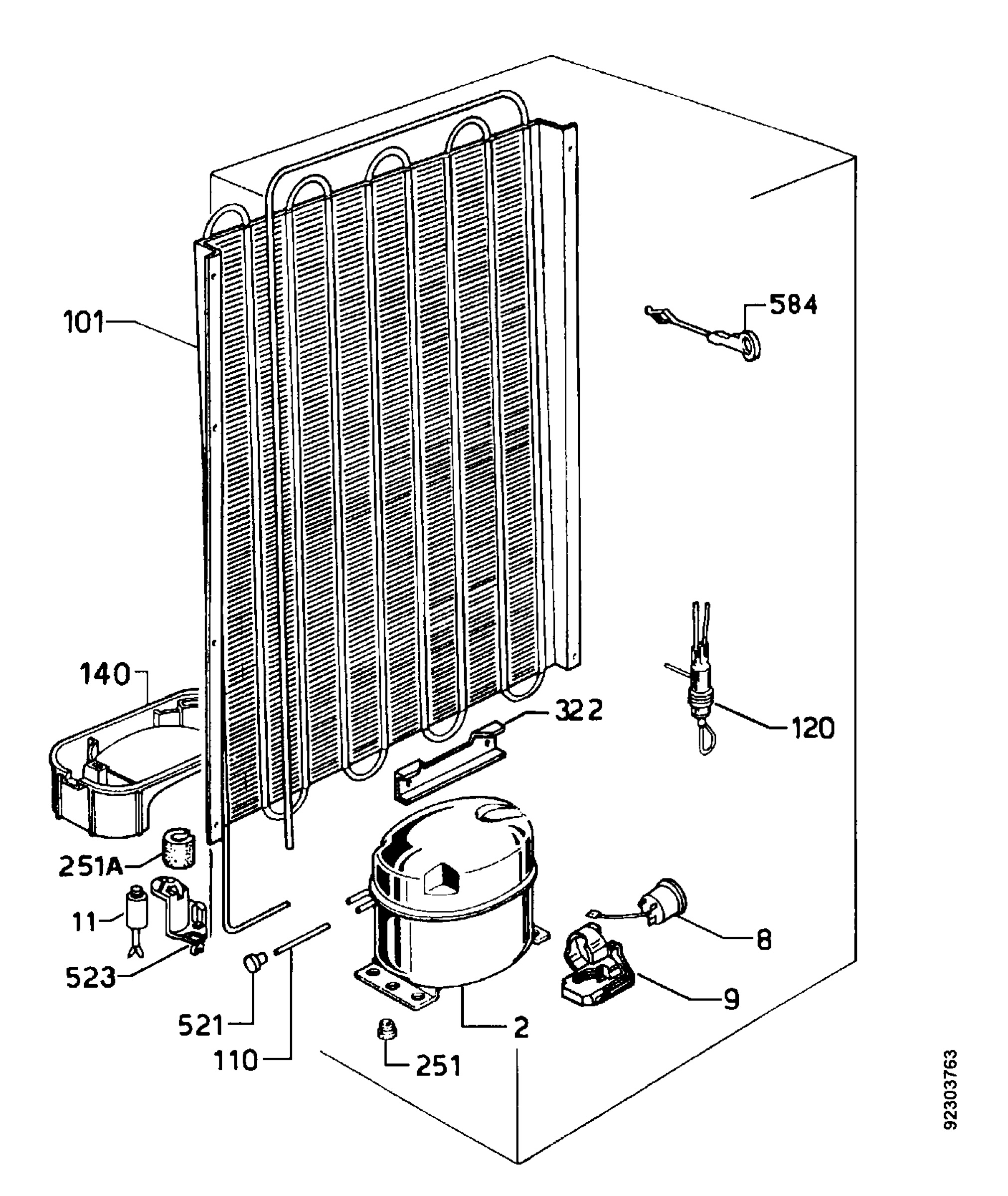 Refrigerator cooling system