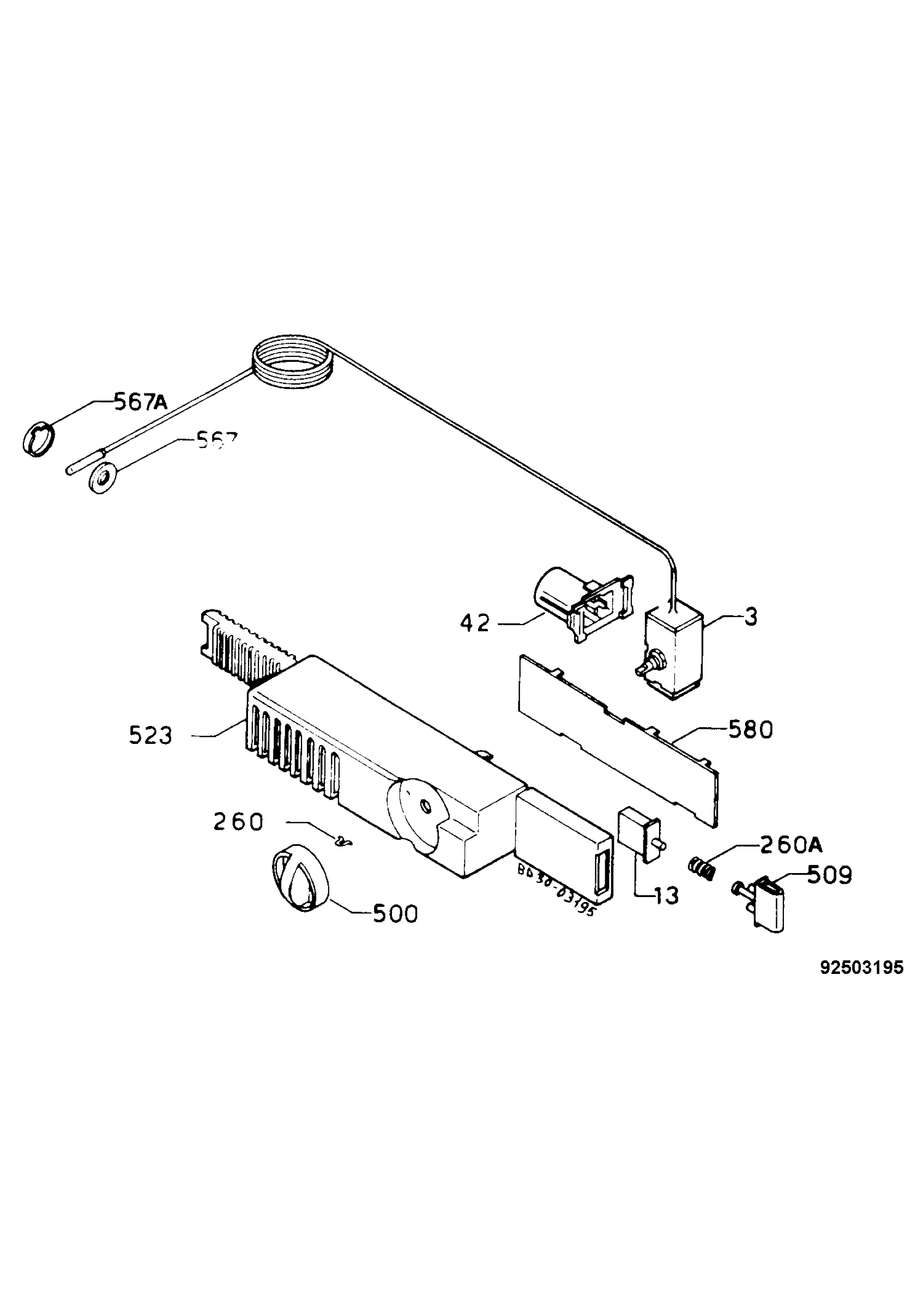 Refrigerator electrical equipment