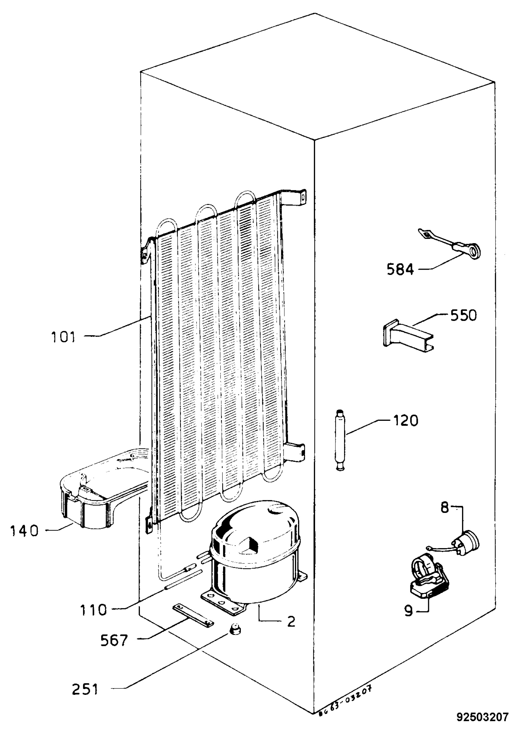Refrigerator cooling system