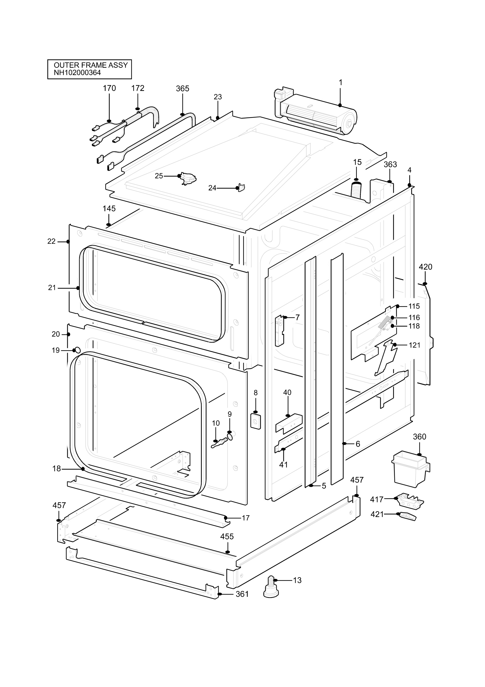 H10 Outer Frame