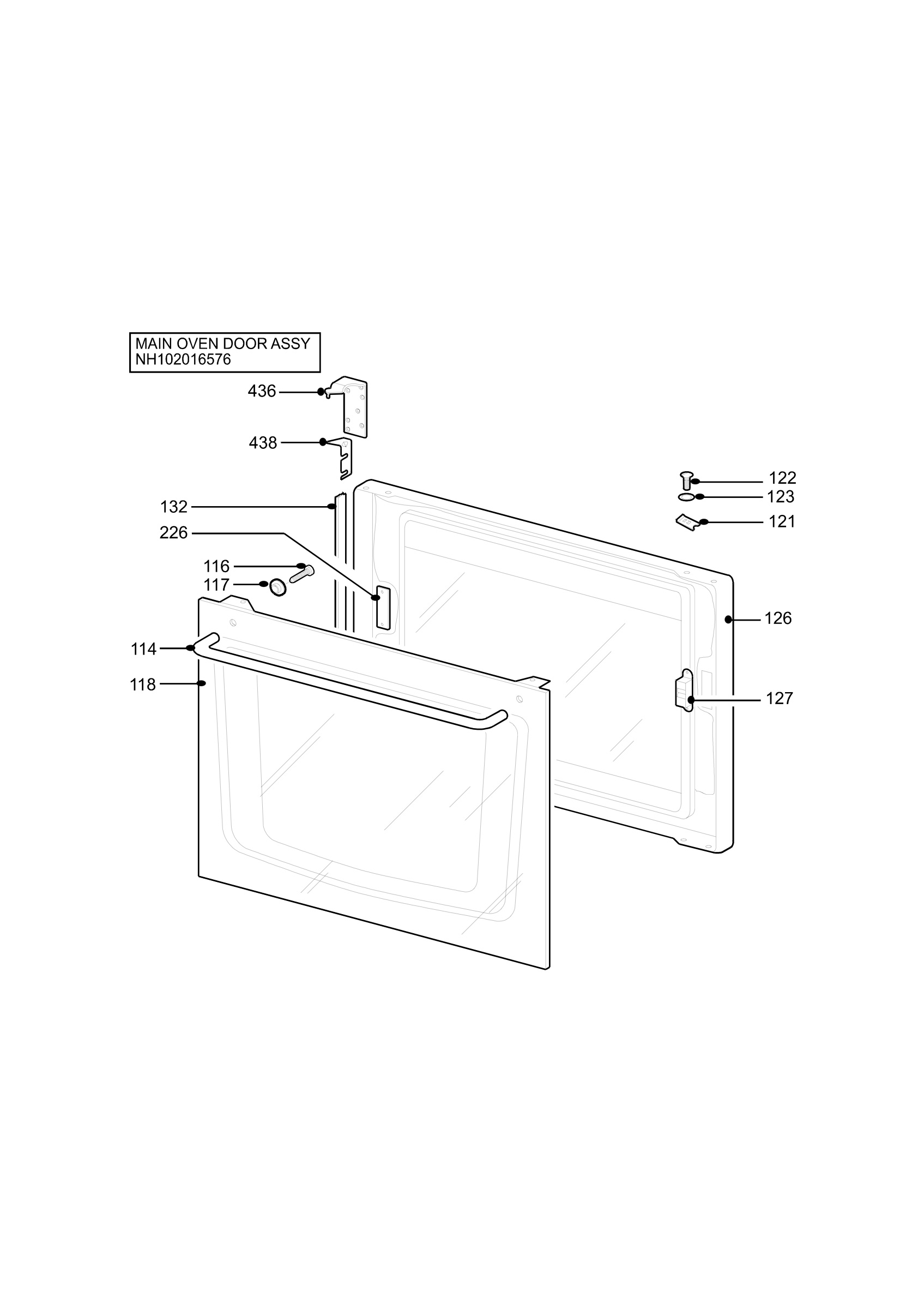 H10 Main Oven Door (large)