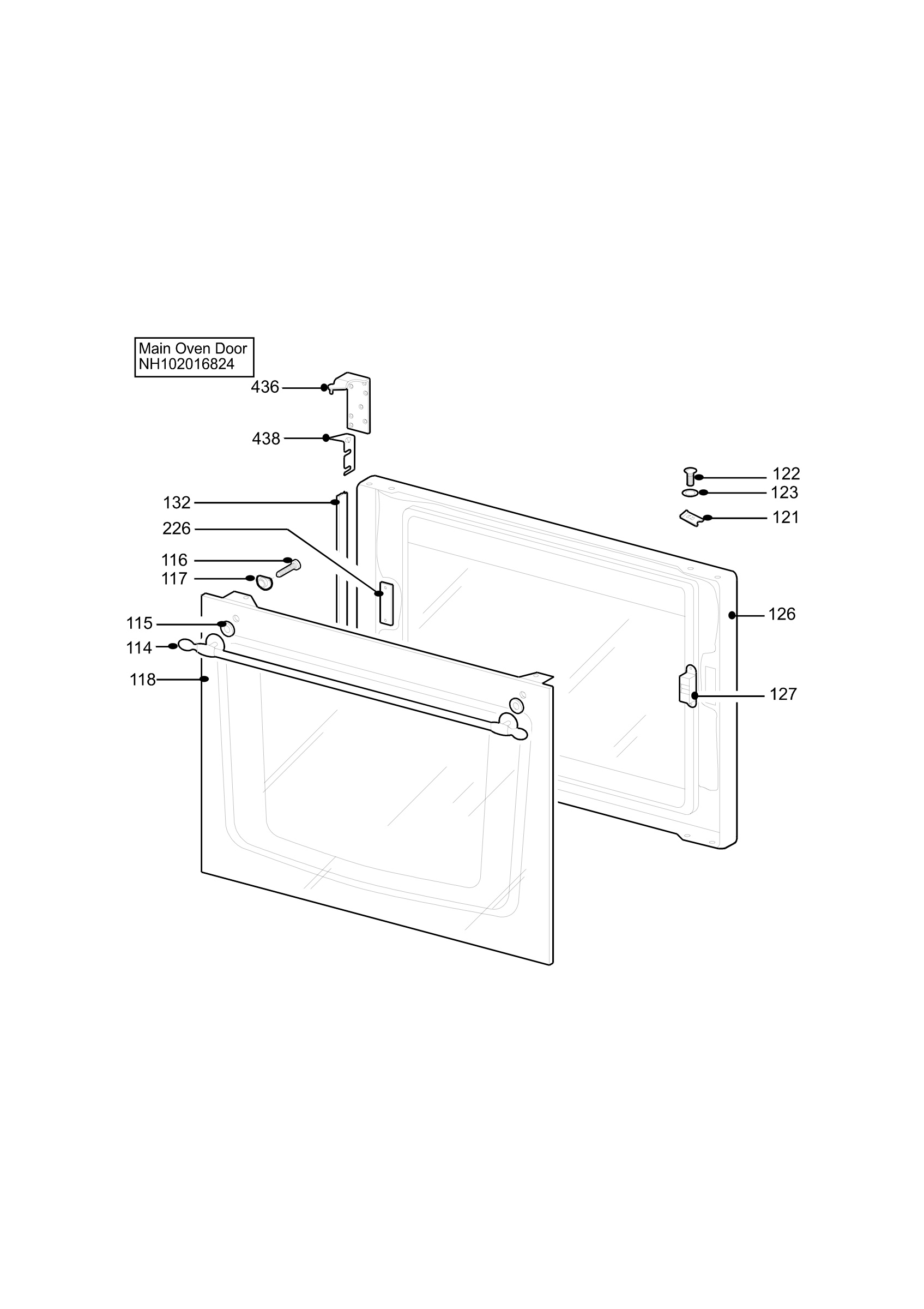 H10 Main Oven Door (large)