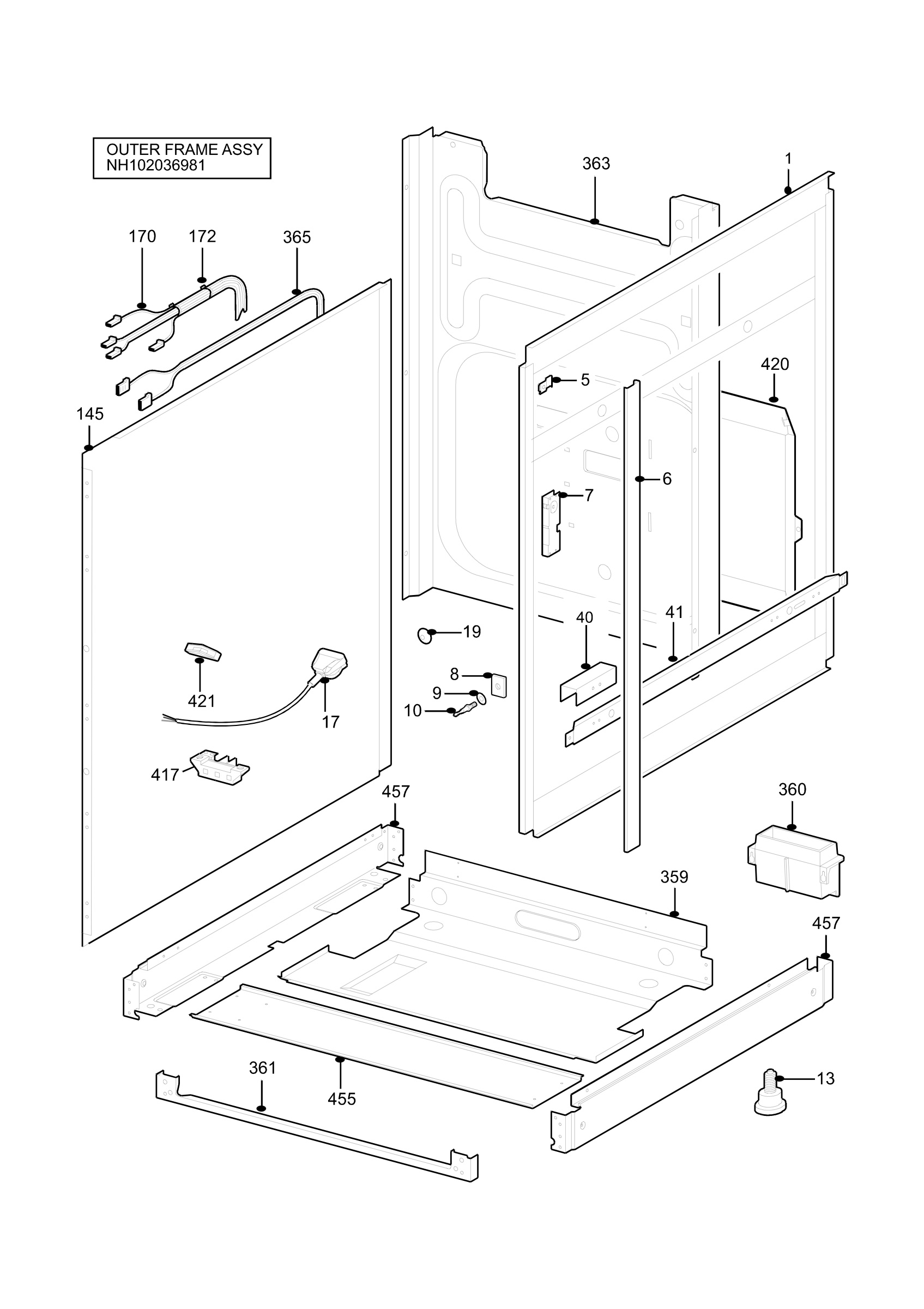 H10 Outer Frame