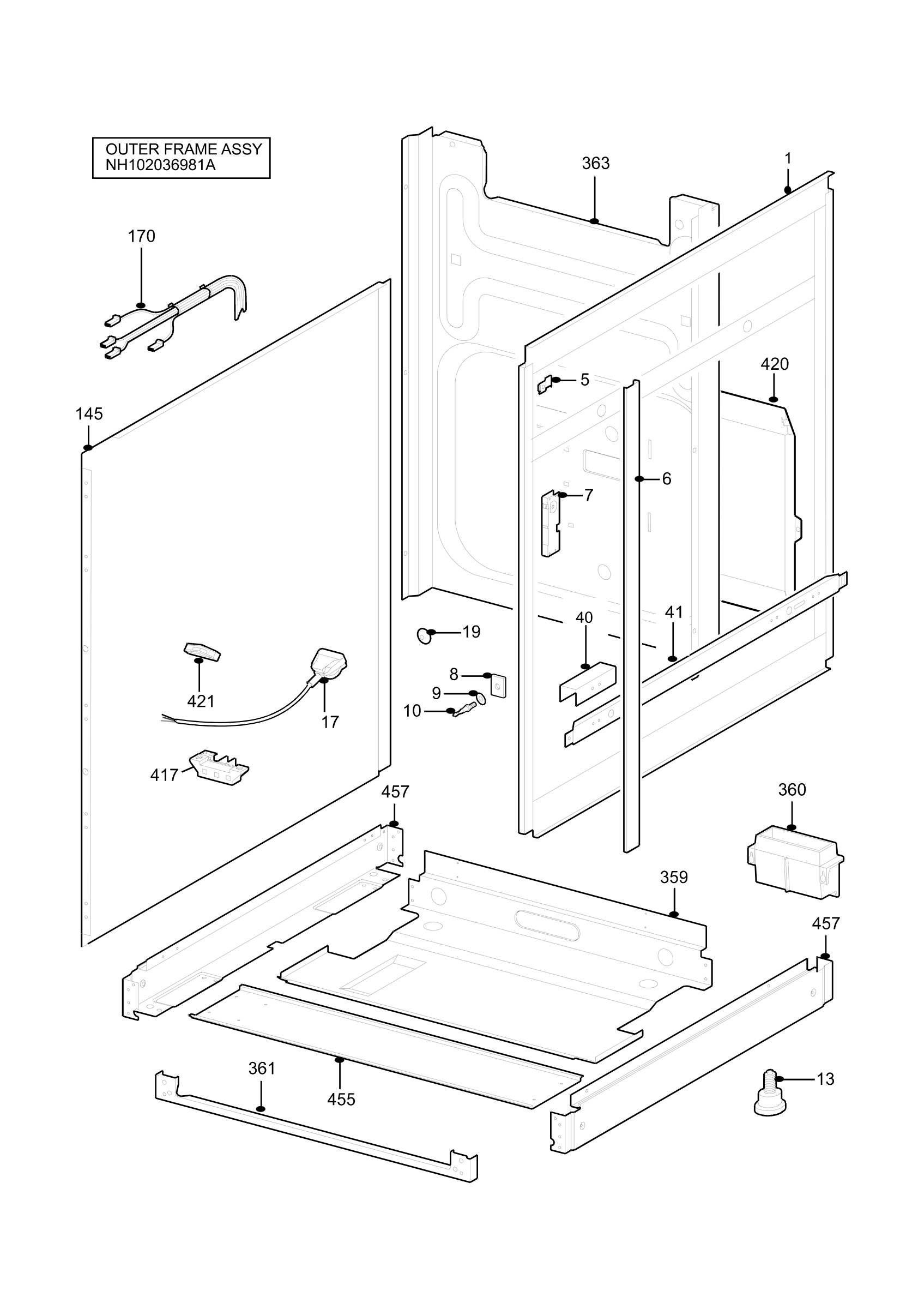 H10 Outer Frame