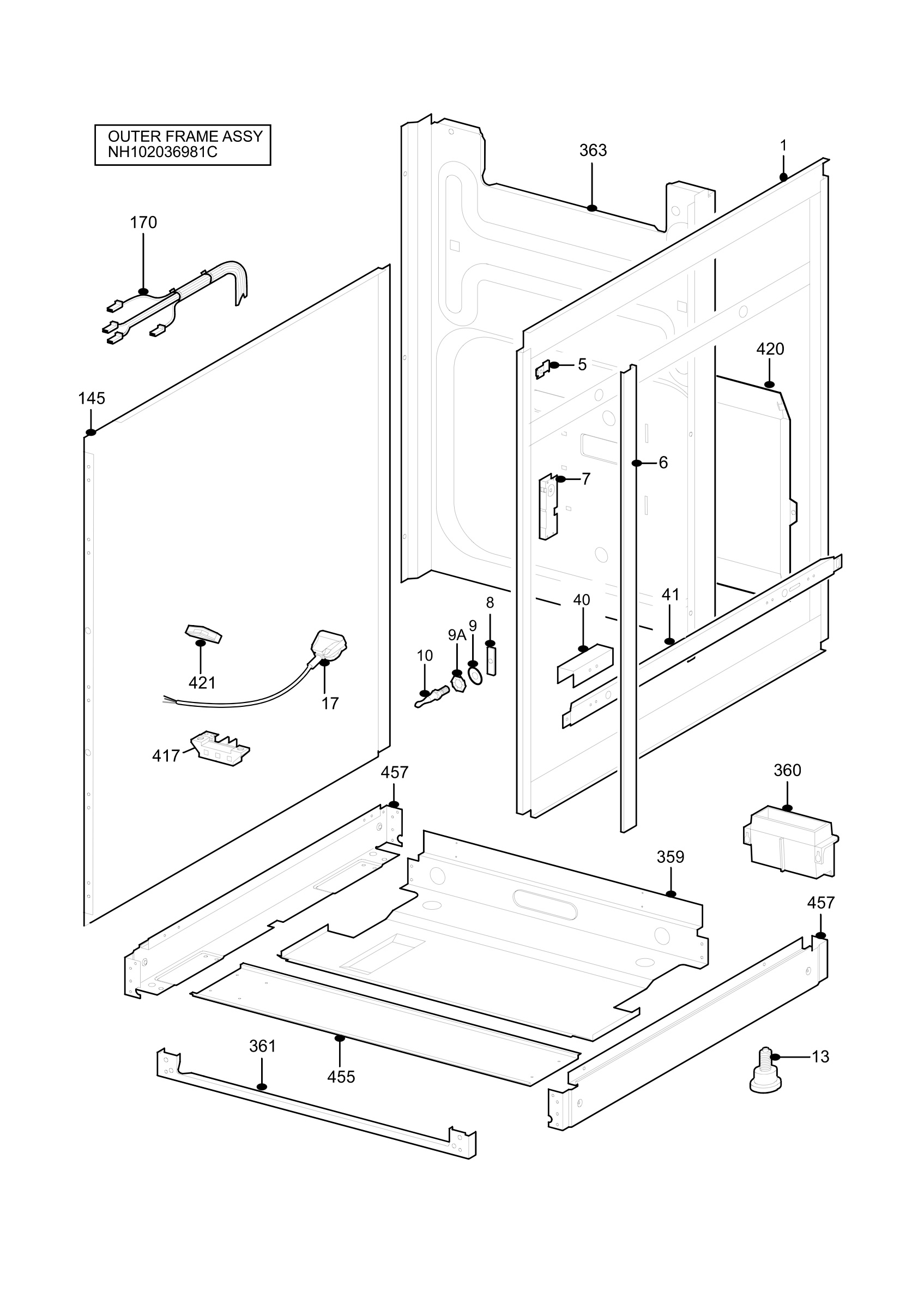 H10 Outer Frame