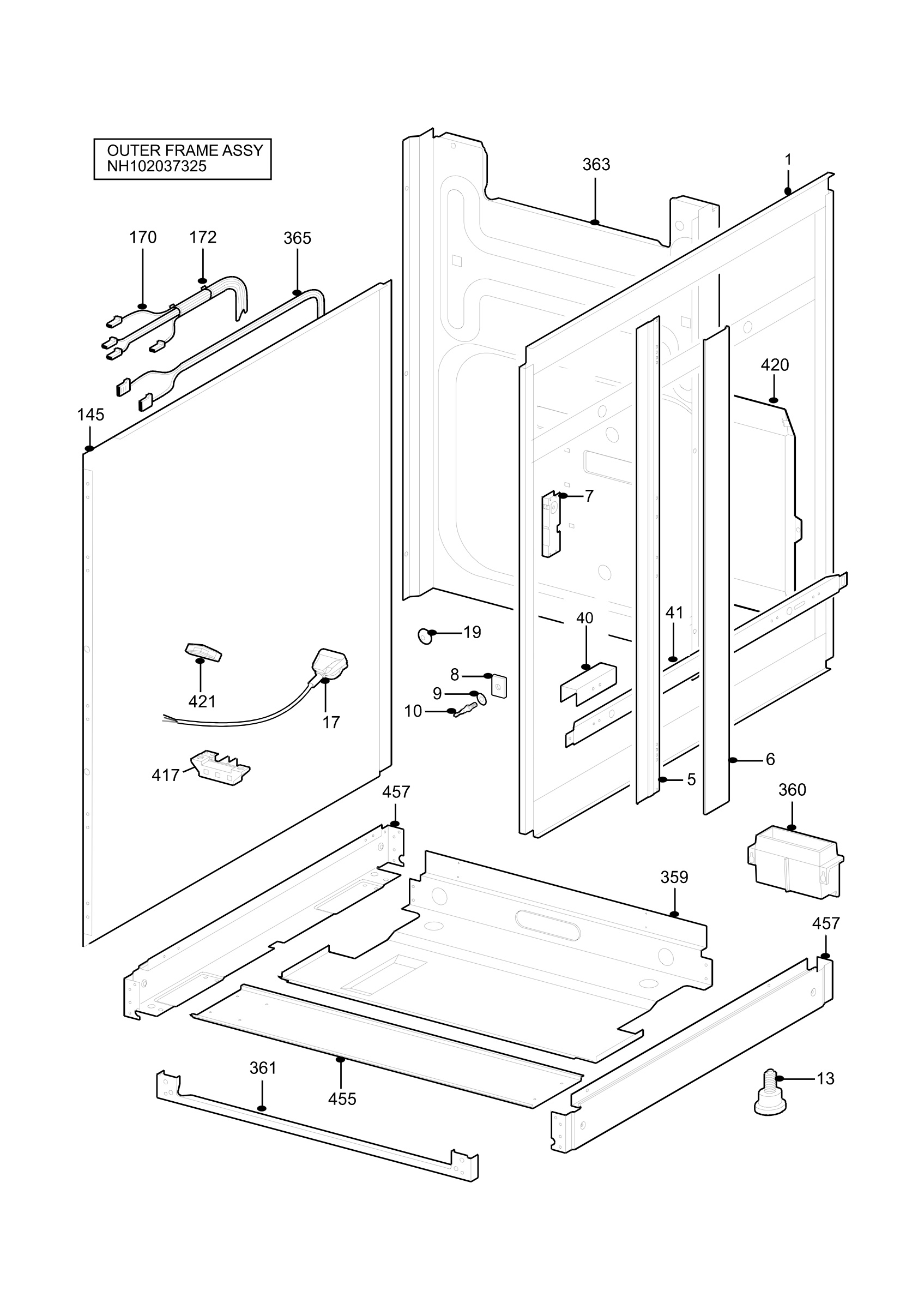 H10 Outer Frame