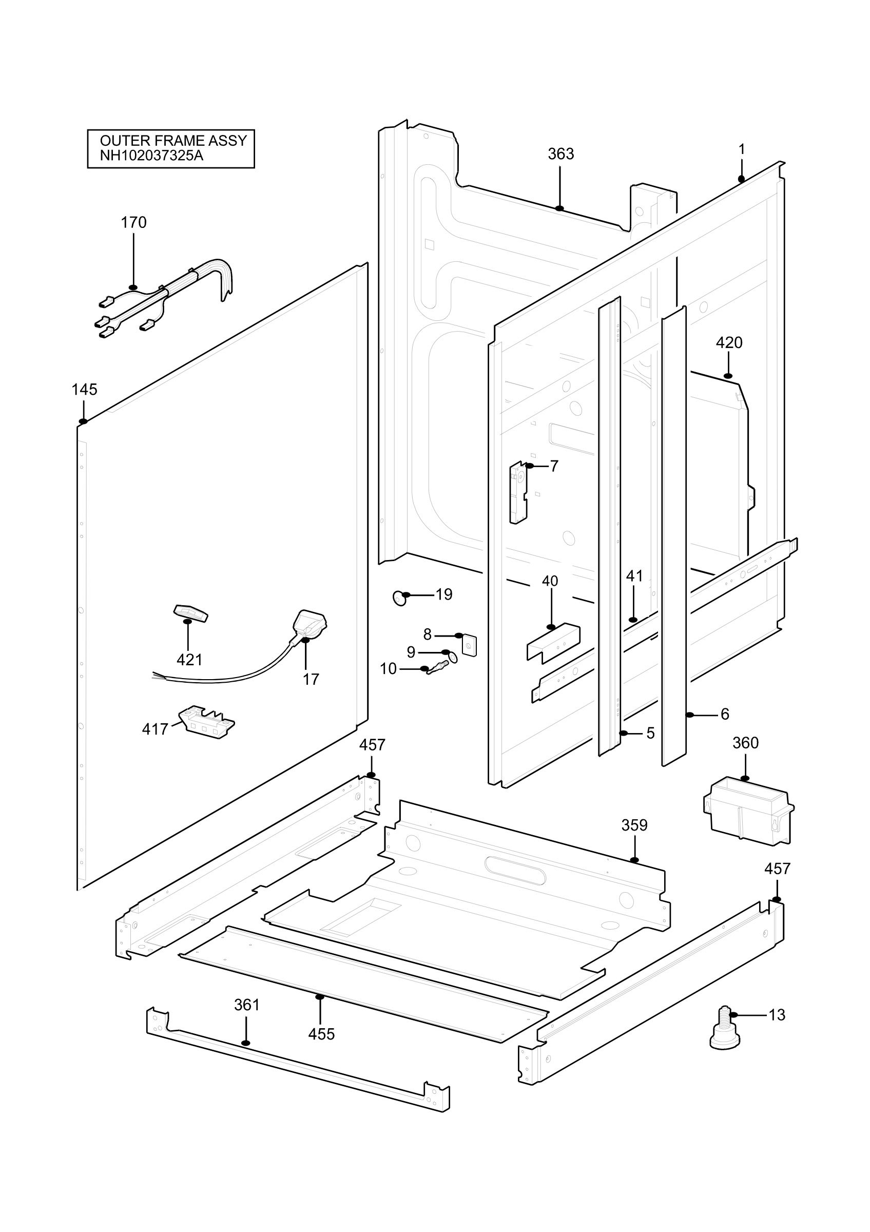 H10 Outer Frame