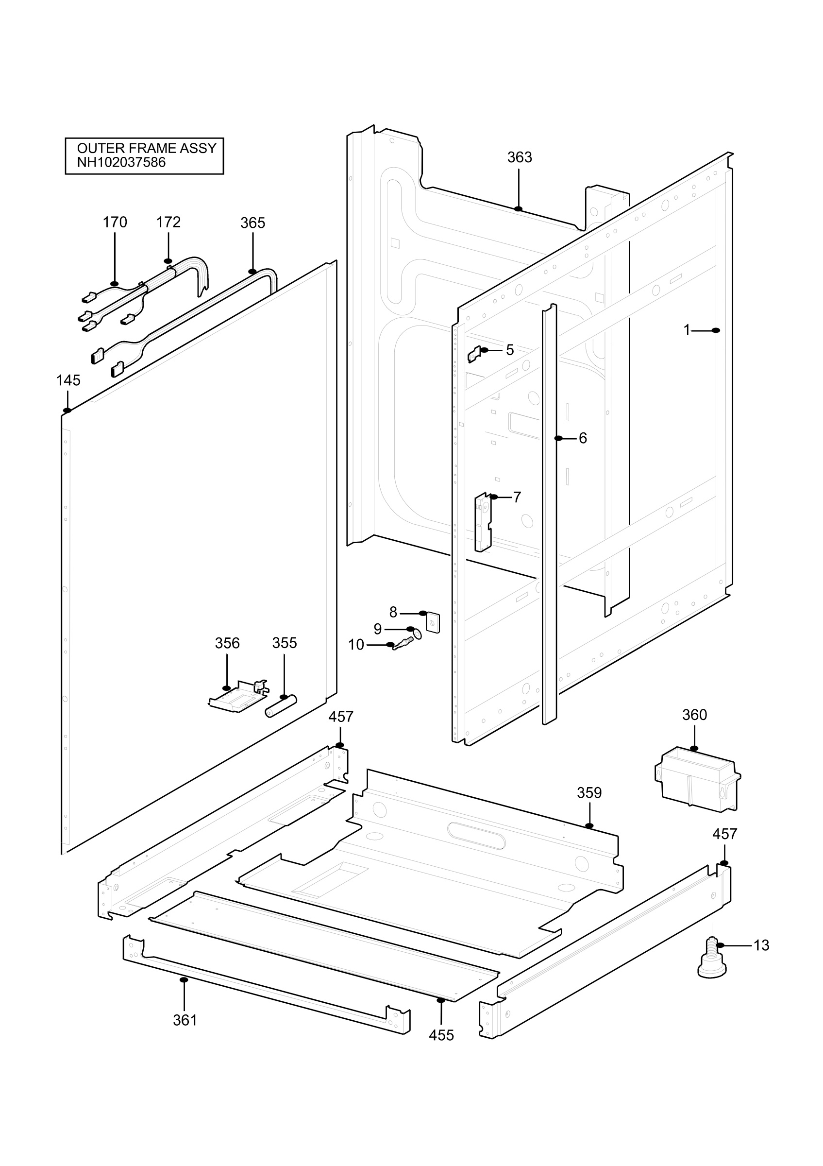 H10 Outer Frame