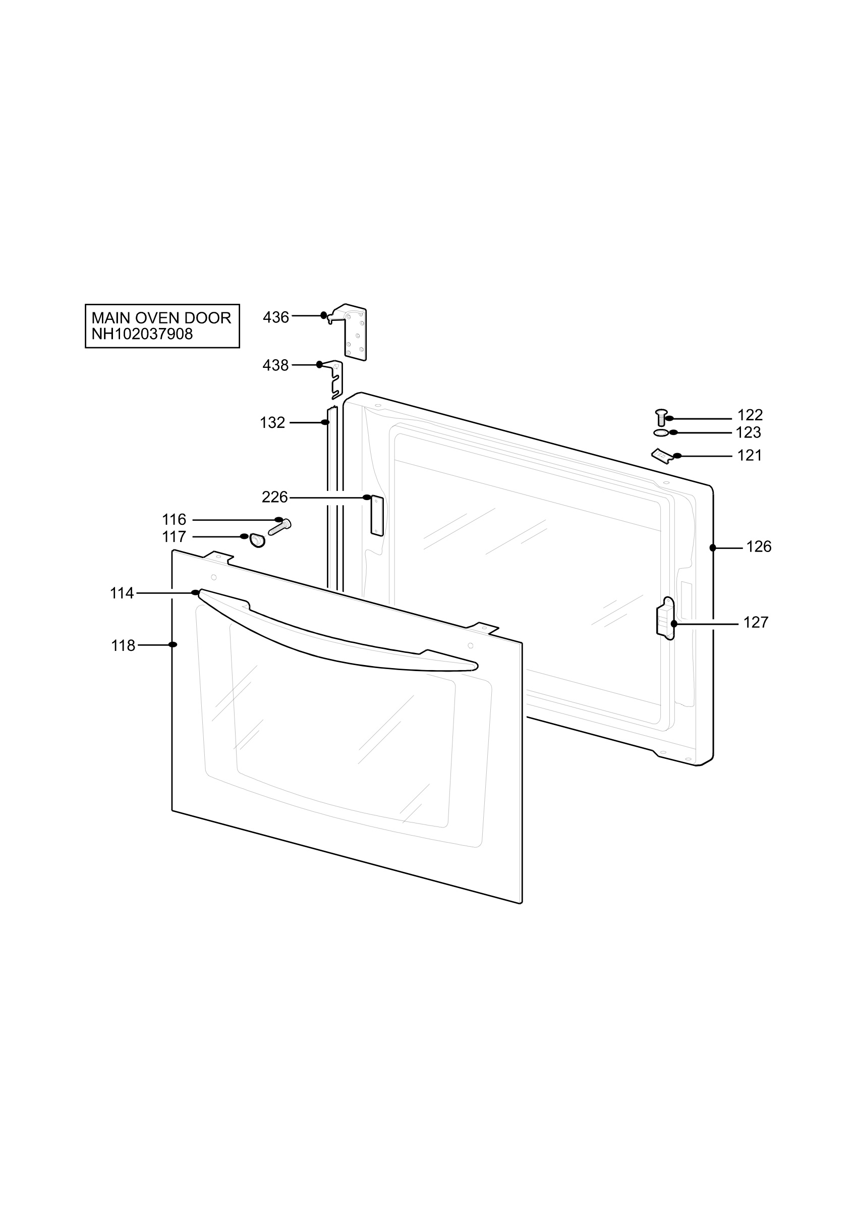 H10 Main Oven Door (large)