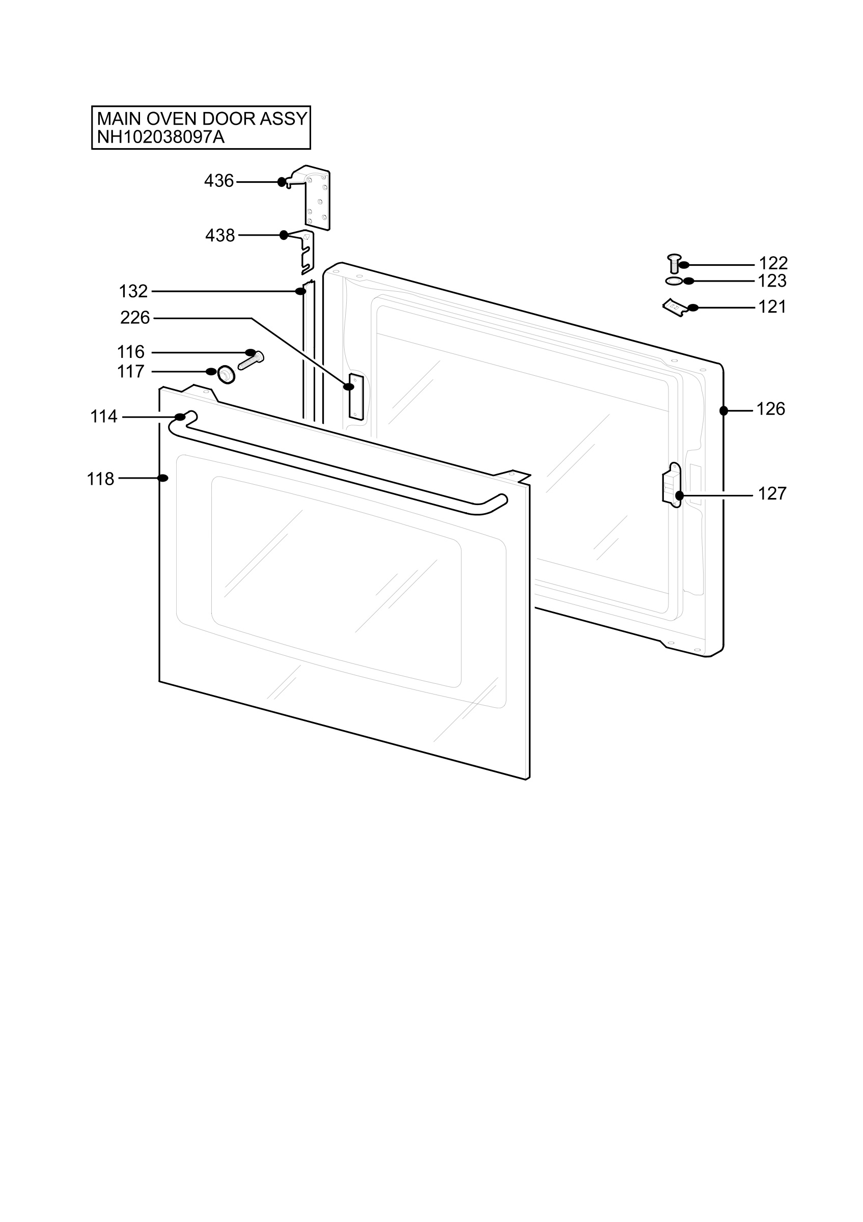 H10 Main Oven Door (large)