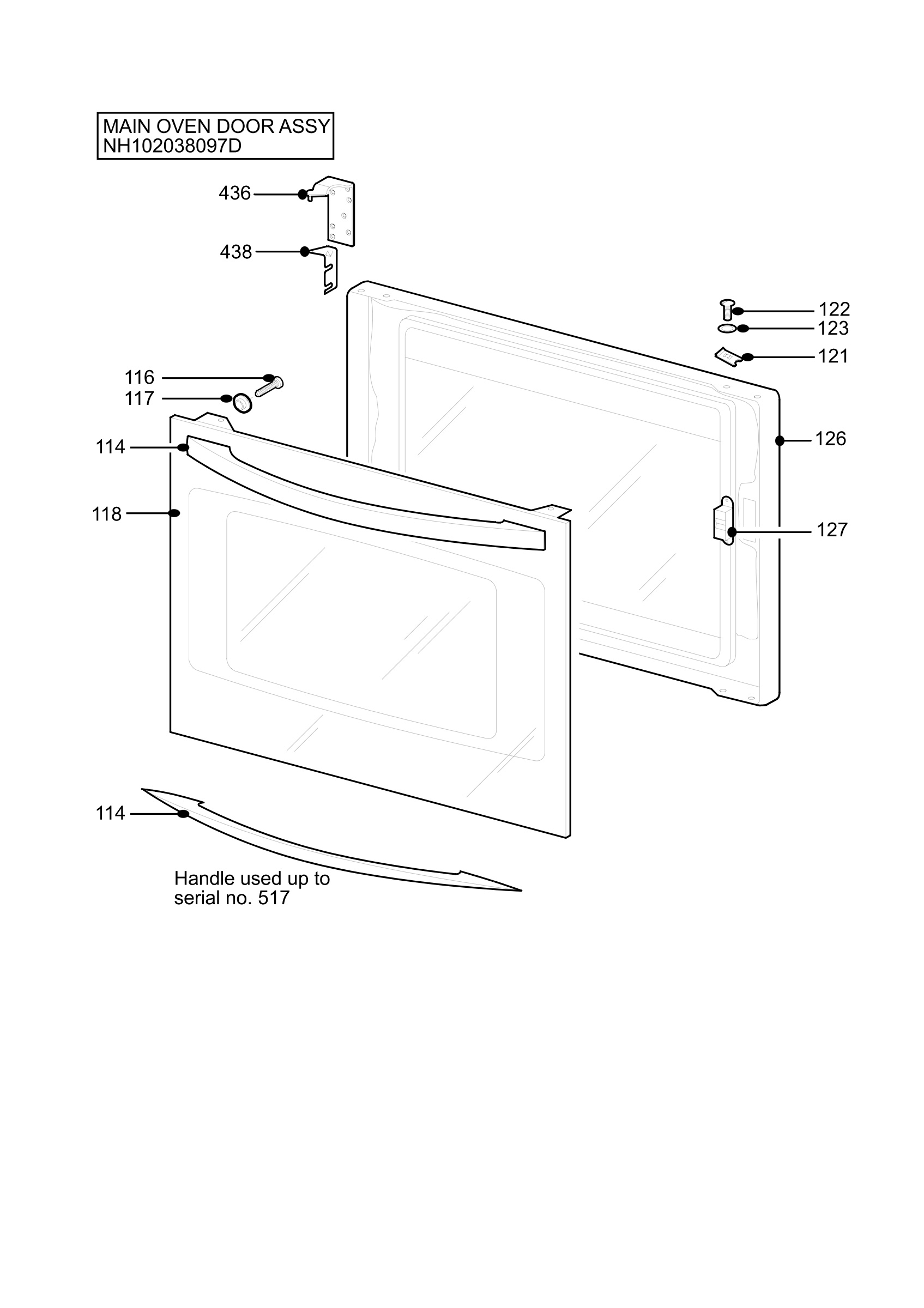 H10 Main Oven Door (large)