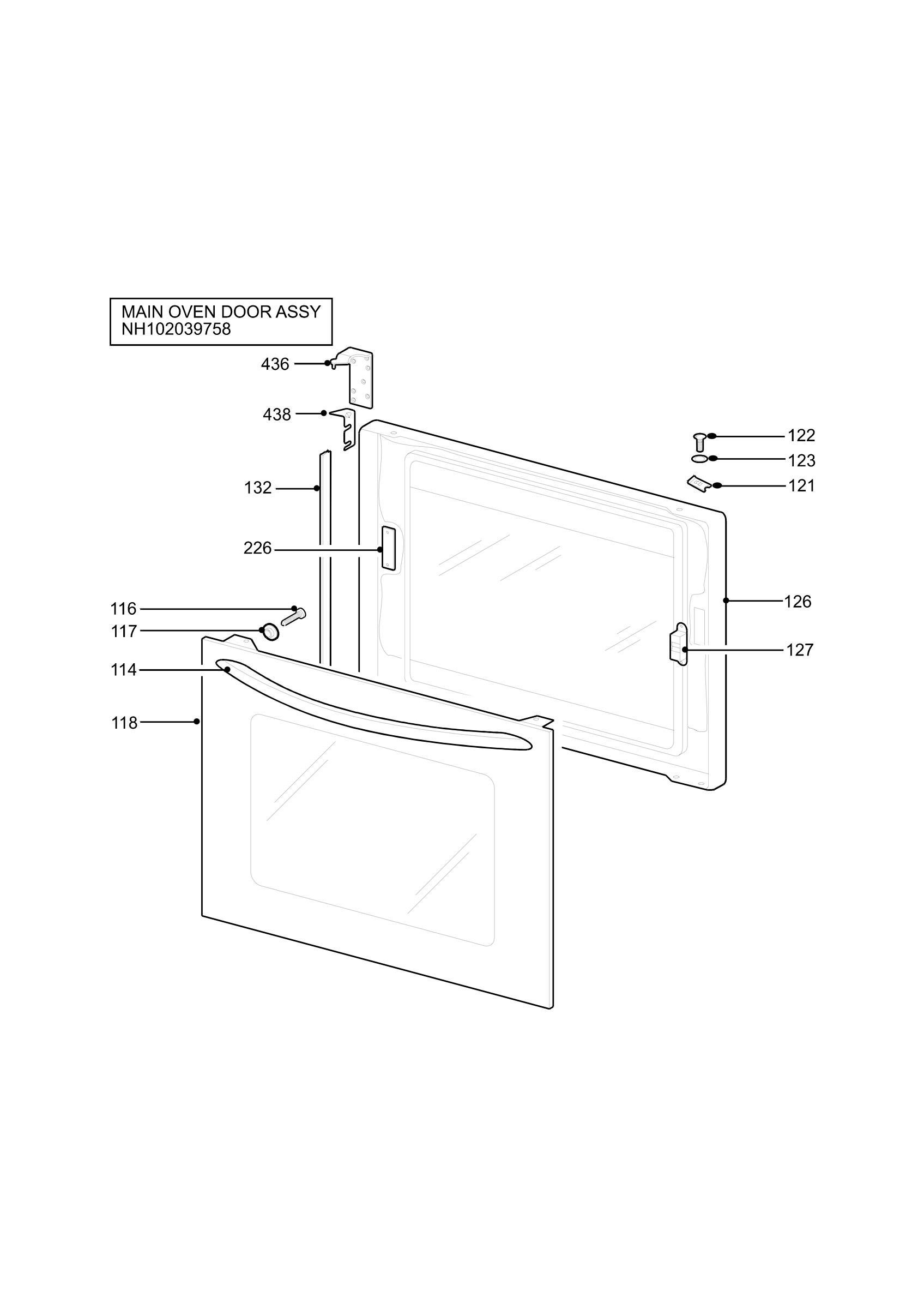 H10 Main Oven Door (large)