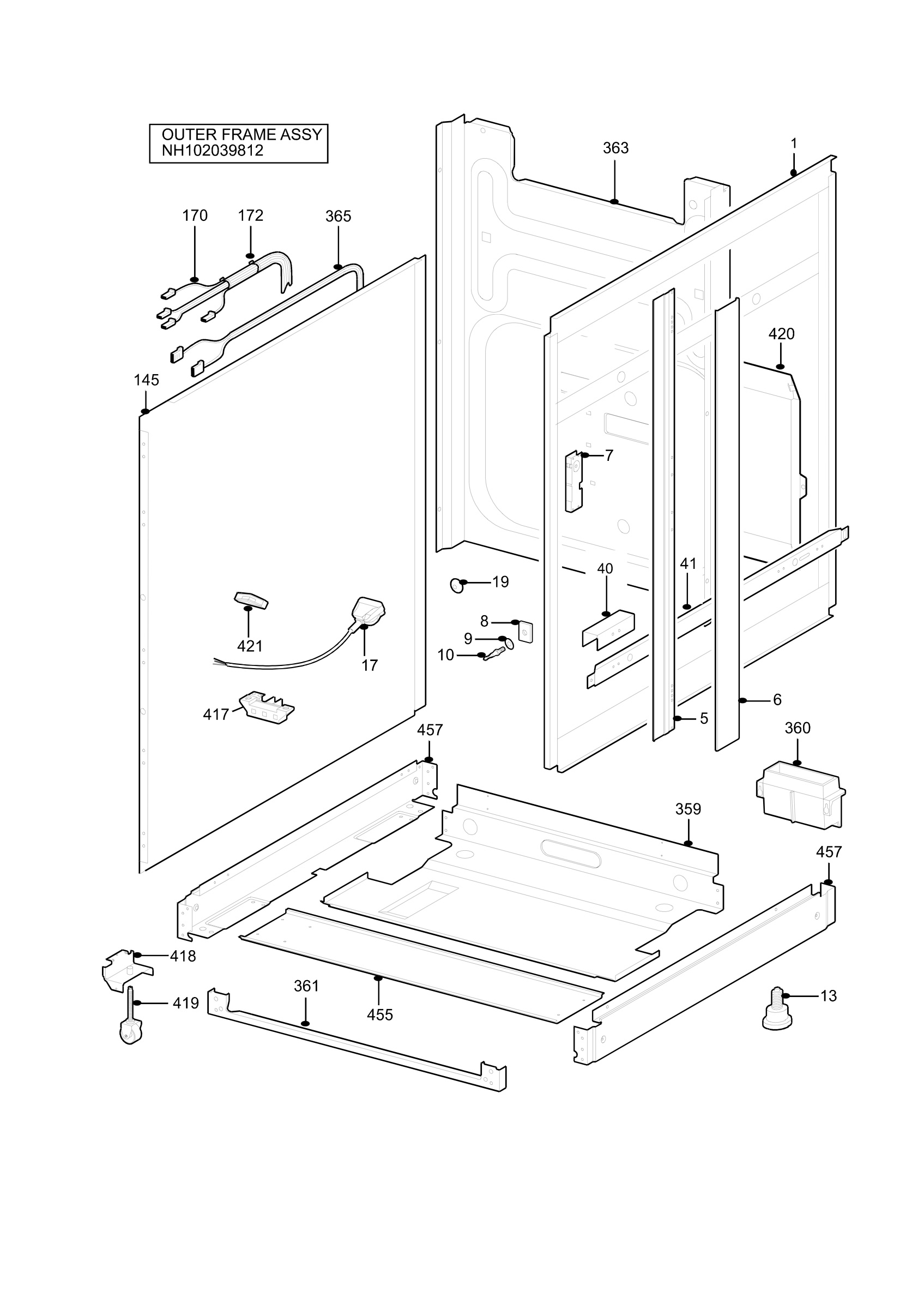 H10 Outer Frame