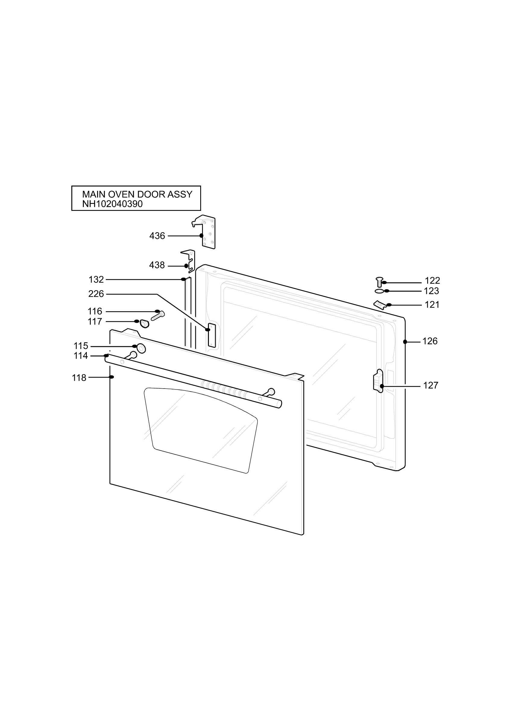 H10 Main Oven Door (large)