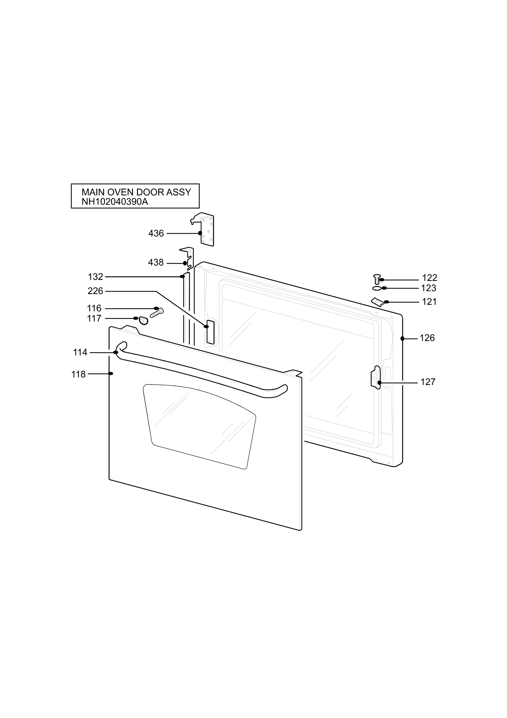 H10 Main Oven Door (large)