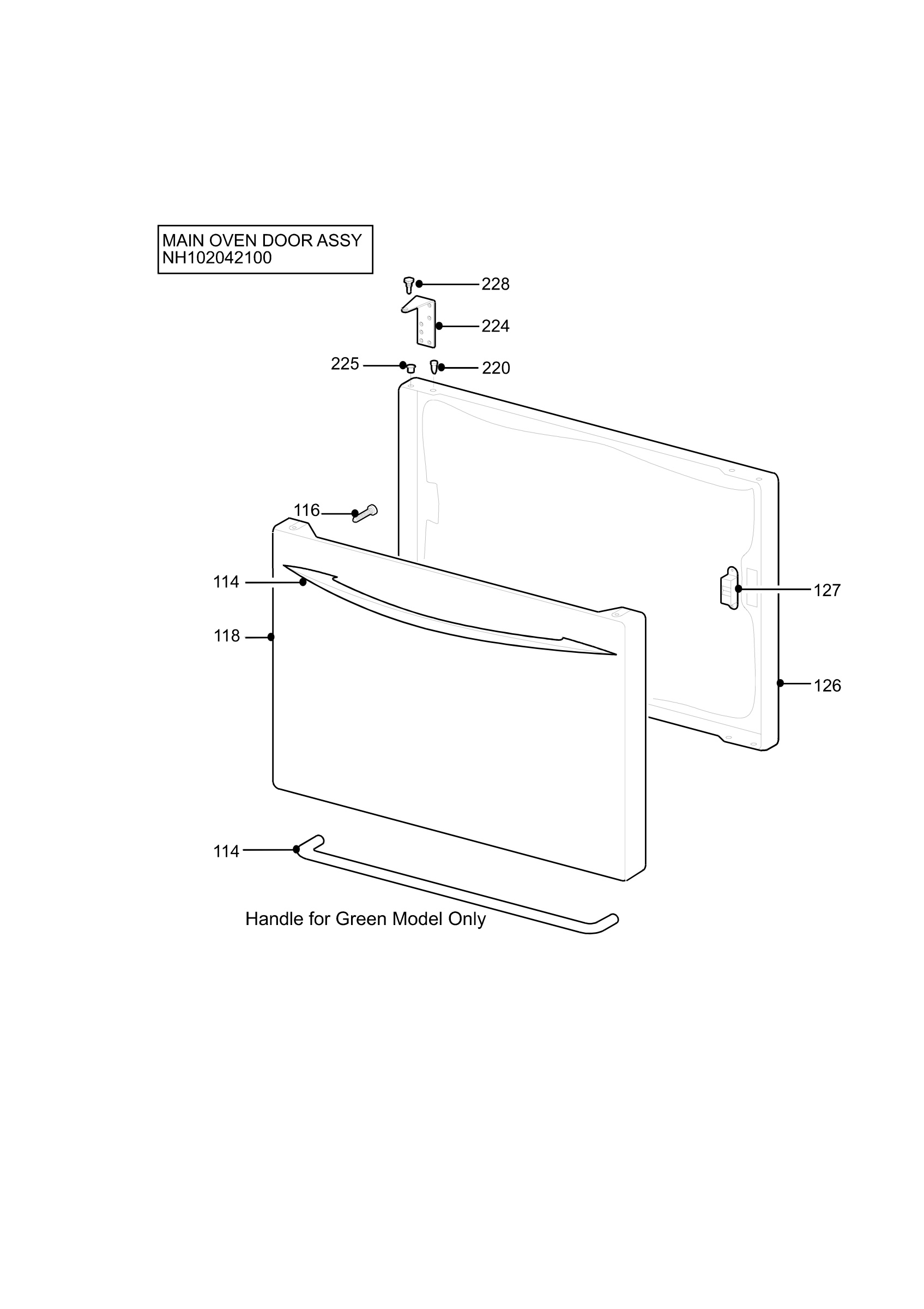 H10 Main Oven Door (large)