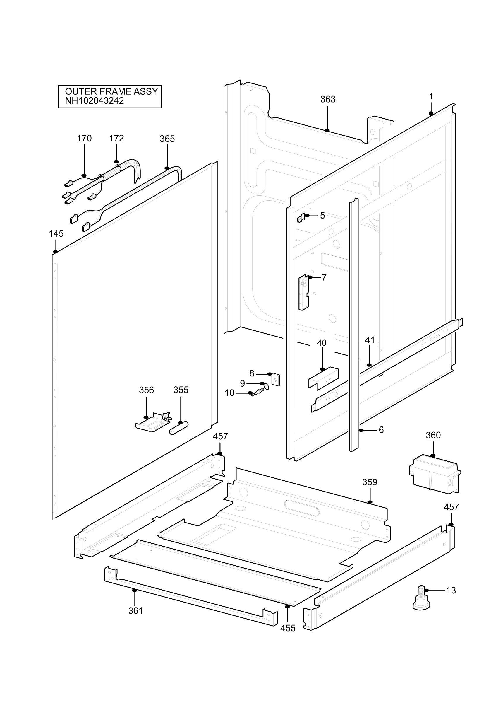 H10 Outer Frame