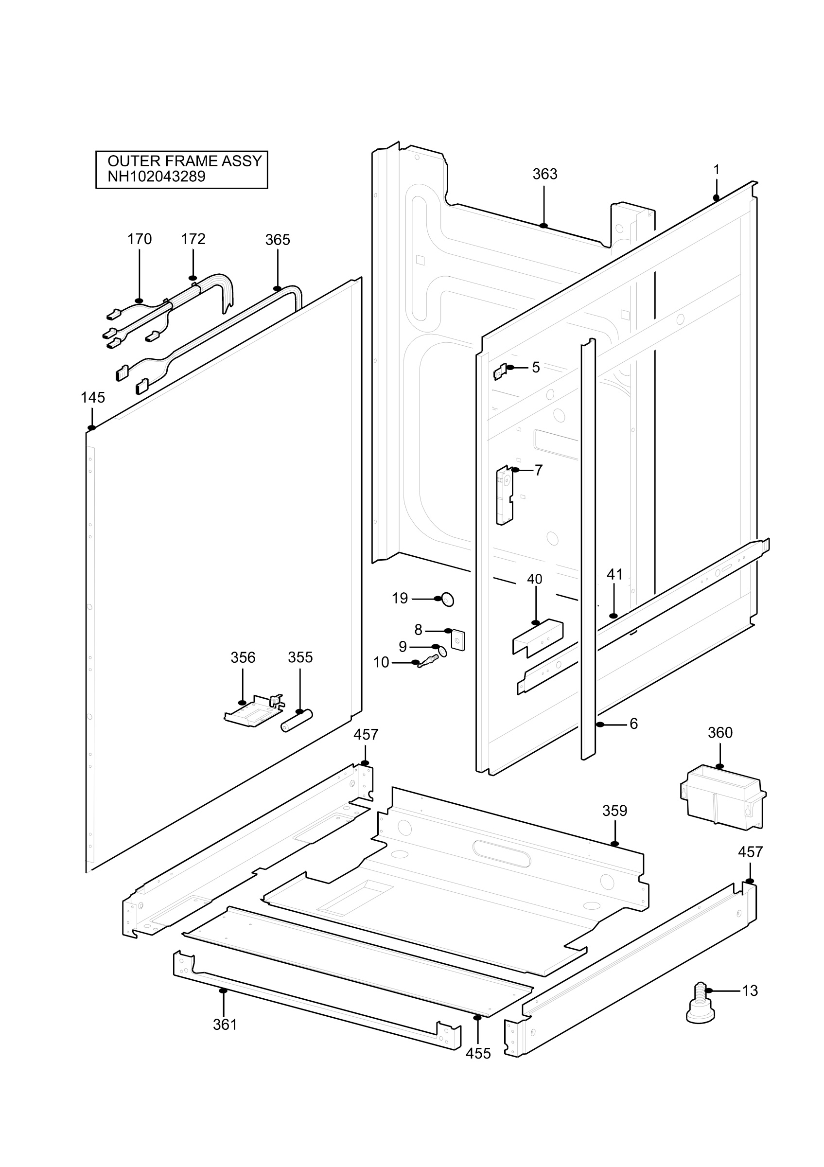 H10 Outer Frame