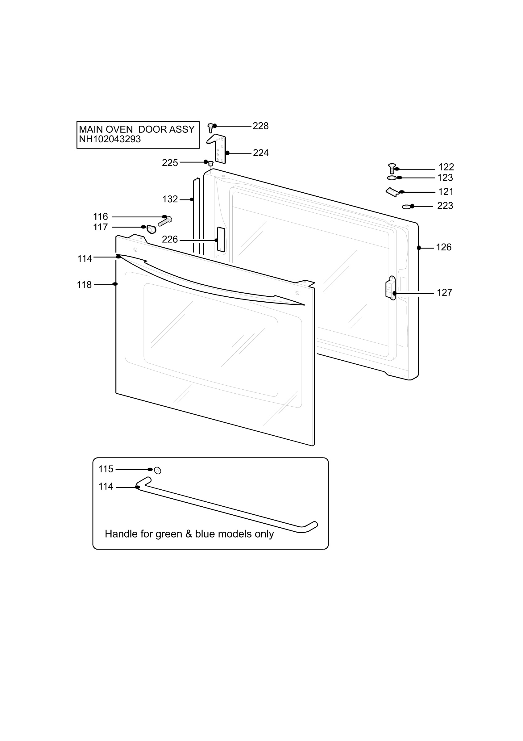H10 Main Oven Door (large)