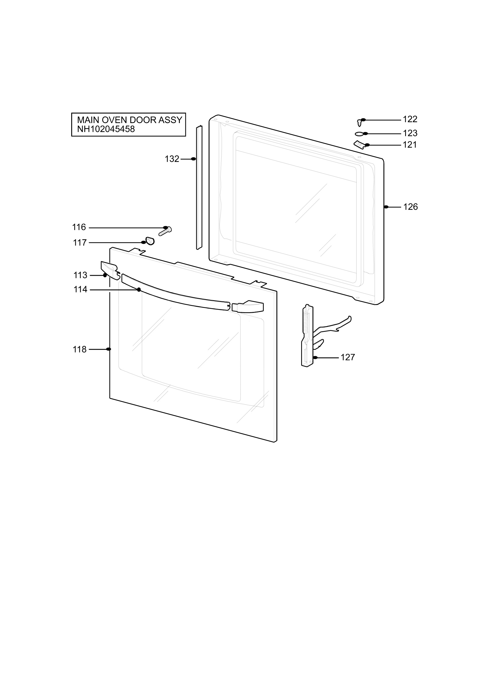 H10 Main Oven Door (large)