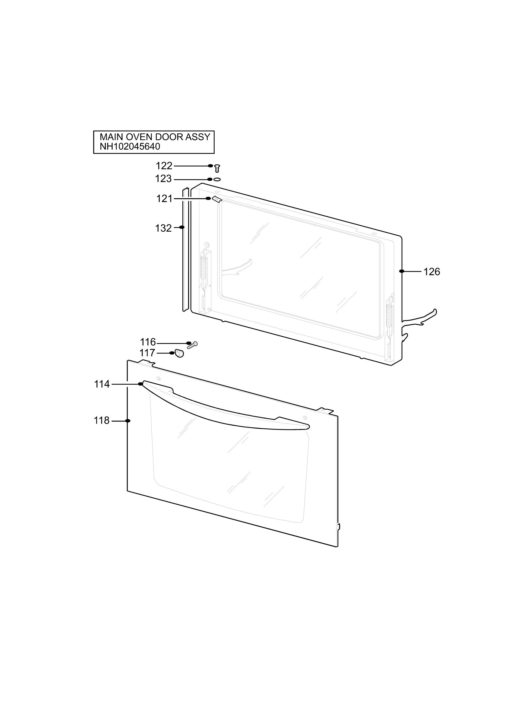 H10 Main Oven Door (large)