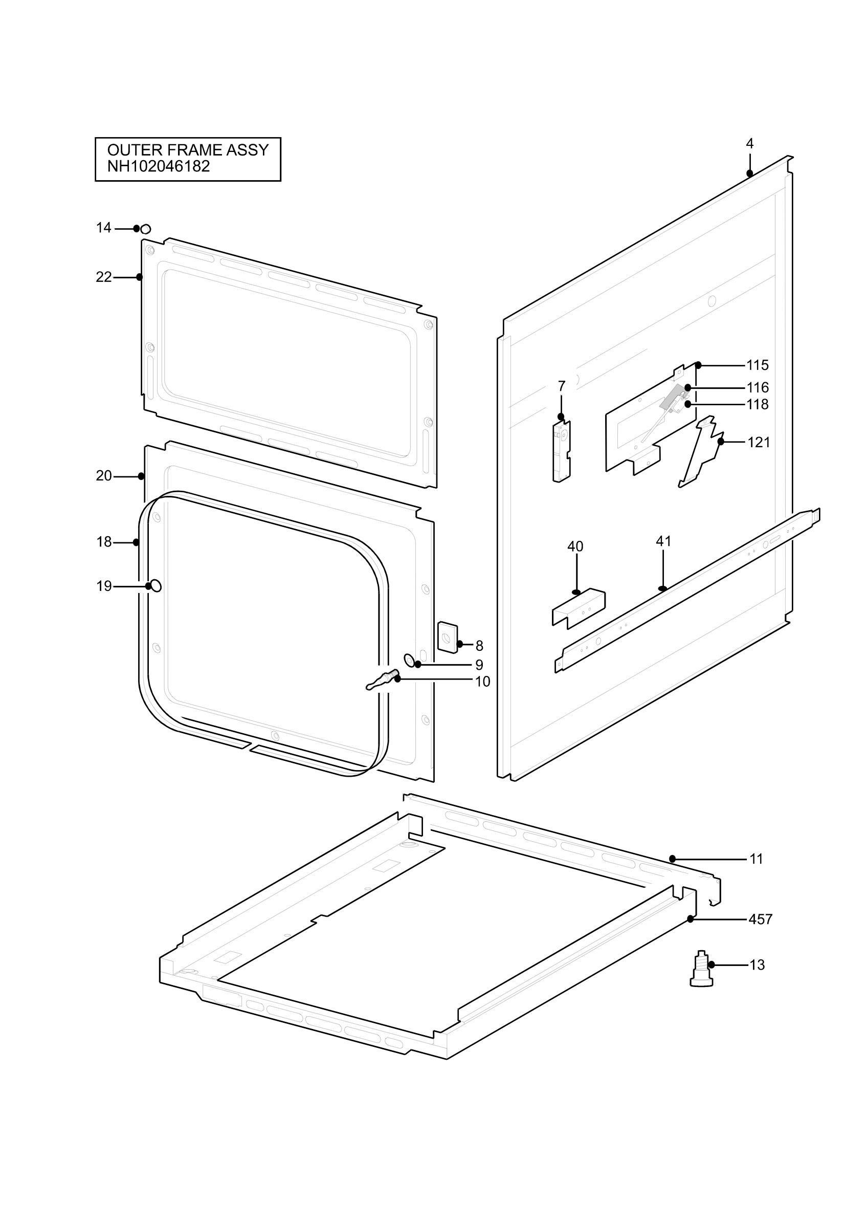H10 Outer Frame
