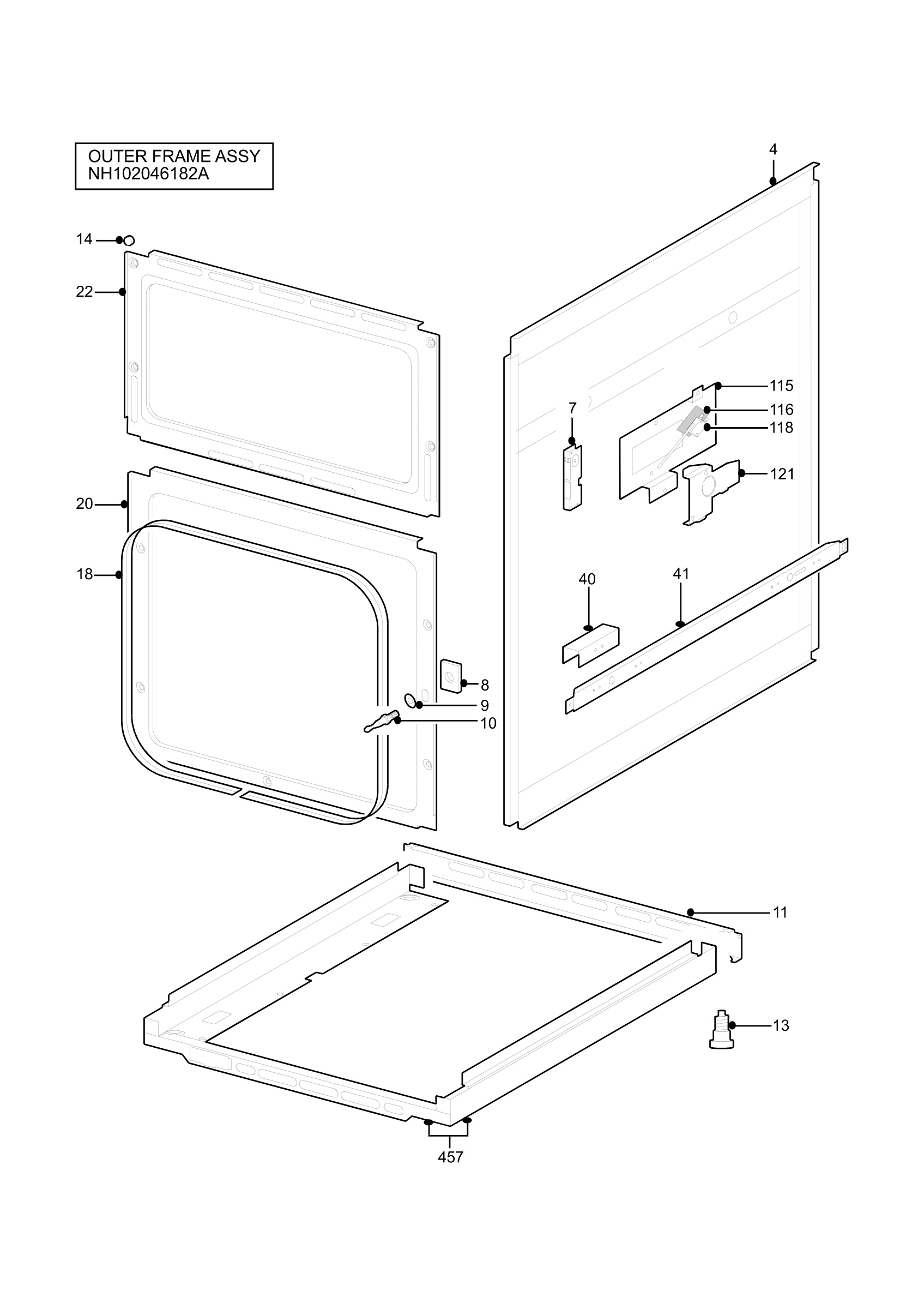 H10 Outer Frame
