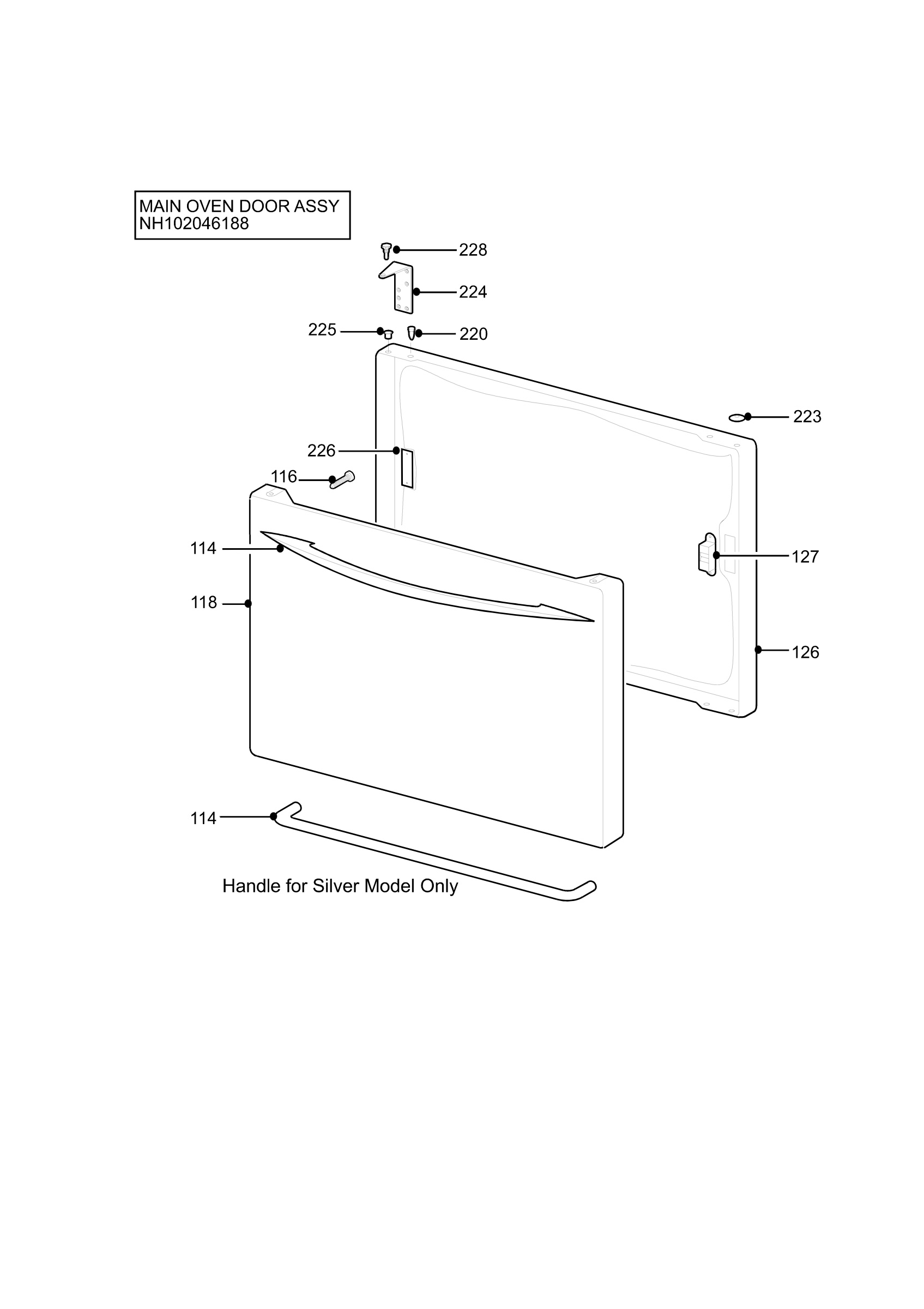 H10 Main Oven Door (large)