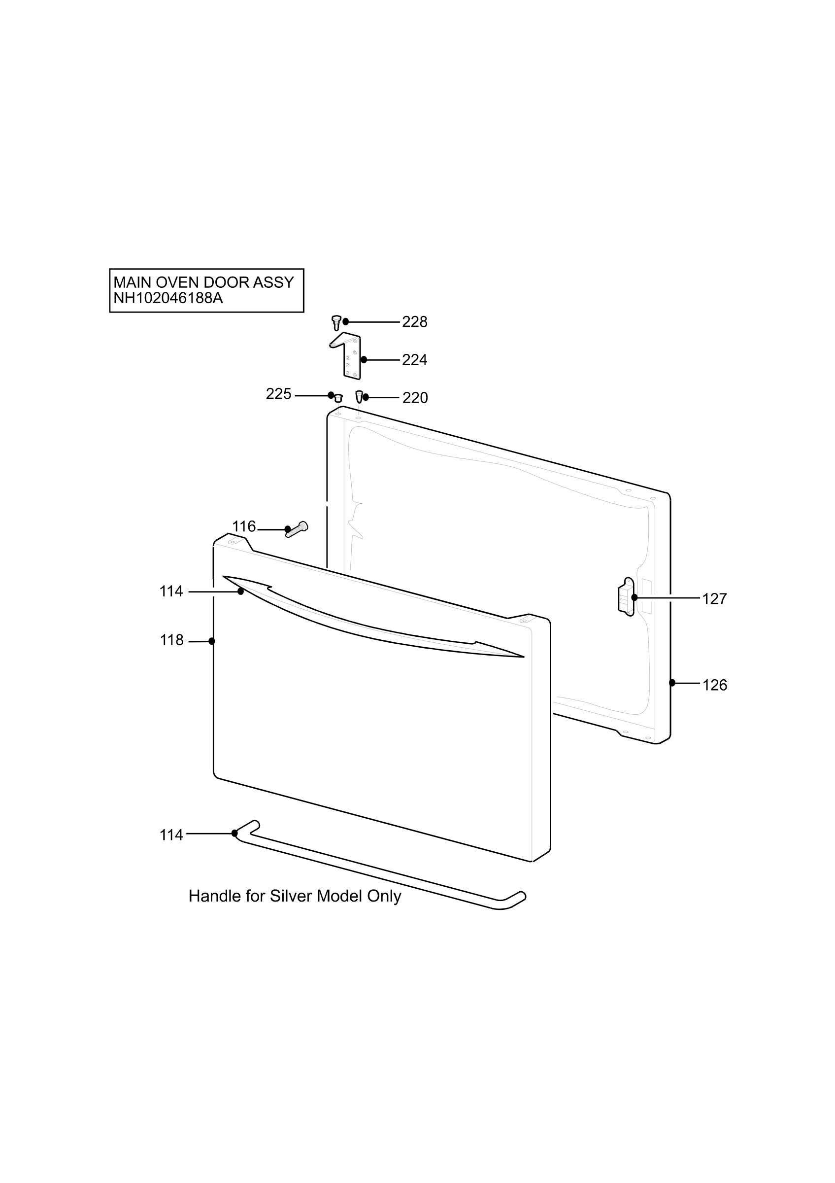 H10 Main Oven Door (large)