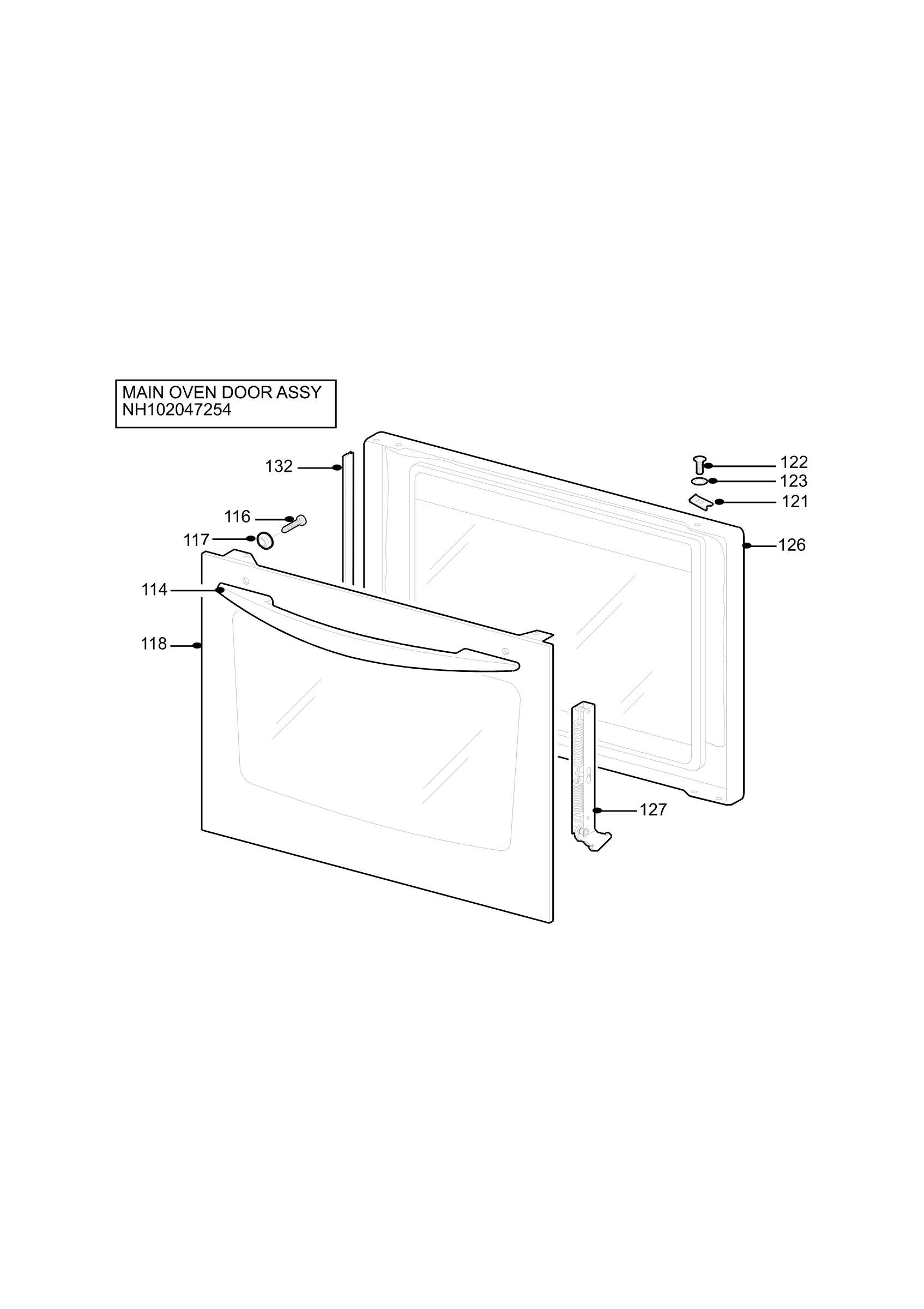 H10 Main Oven Door (large)