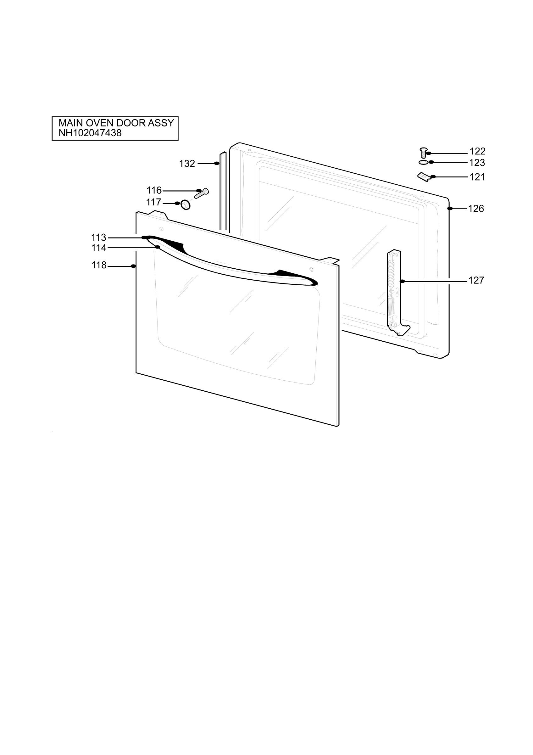 H10 Main Oven Door (large)