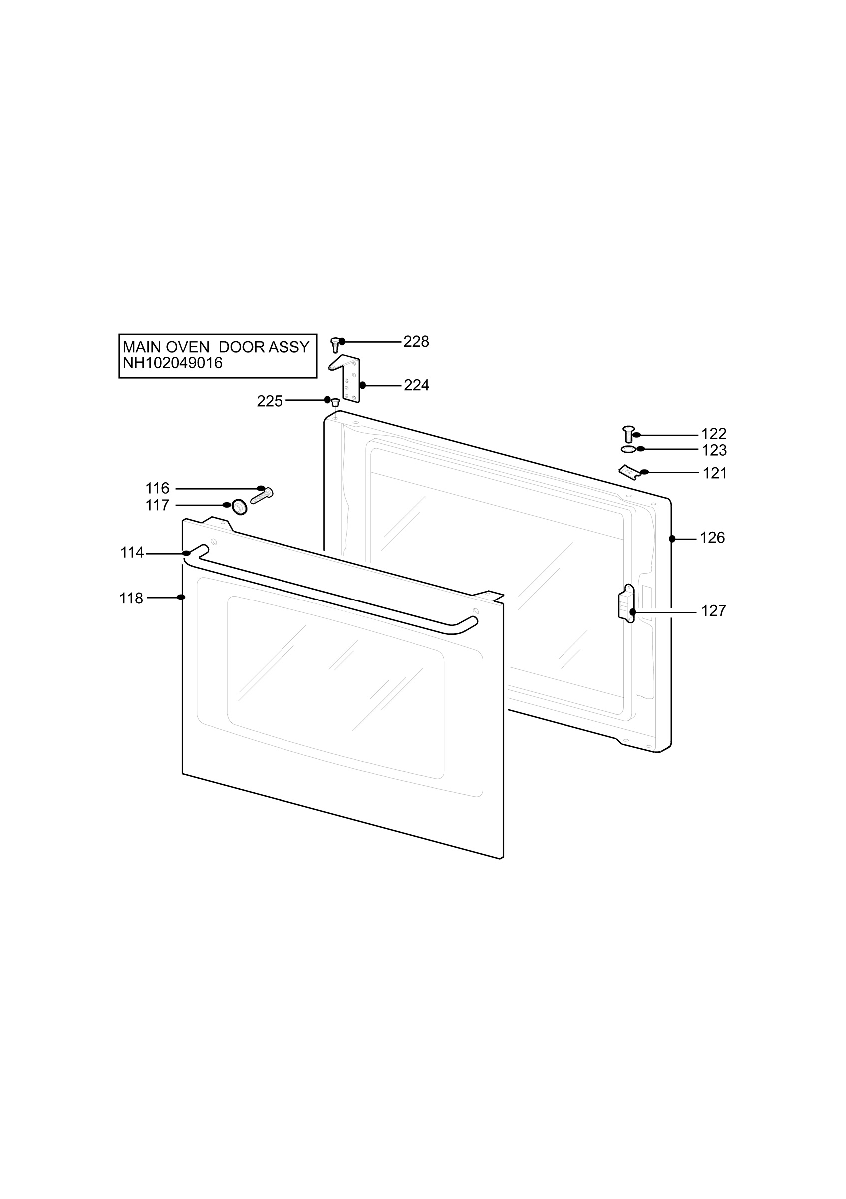 H10 Main Oven Door (large)