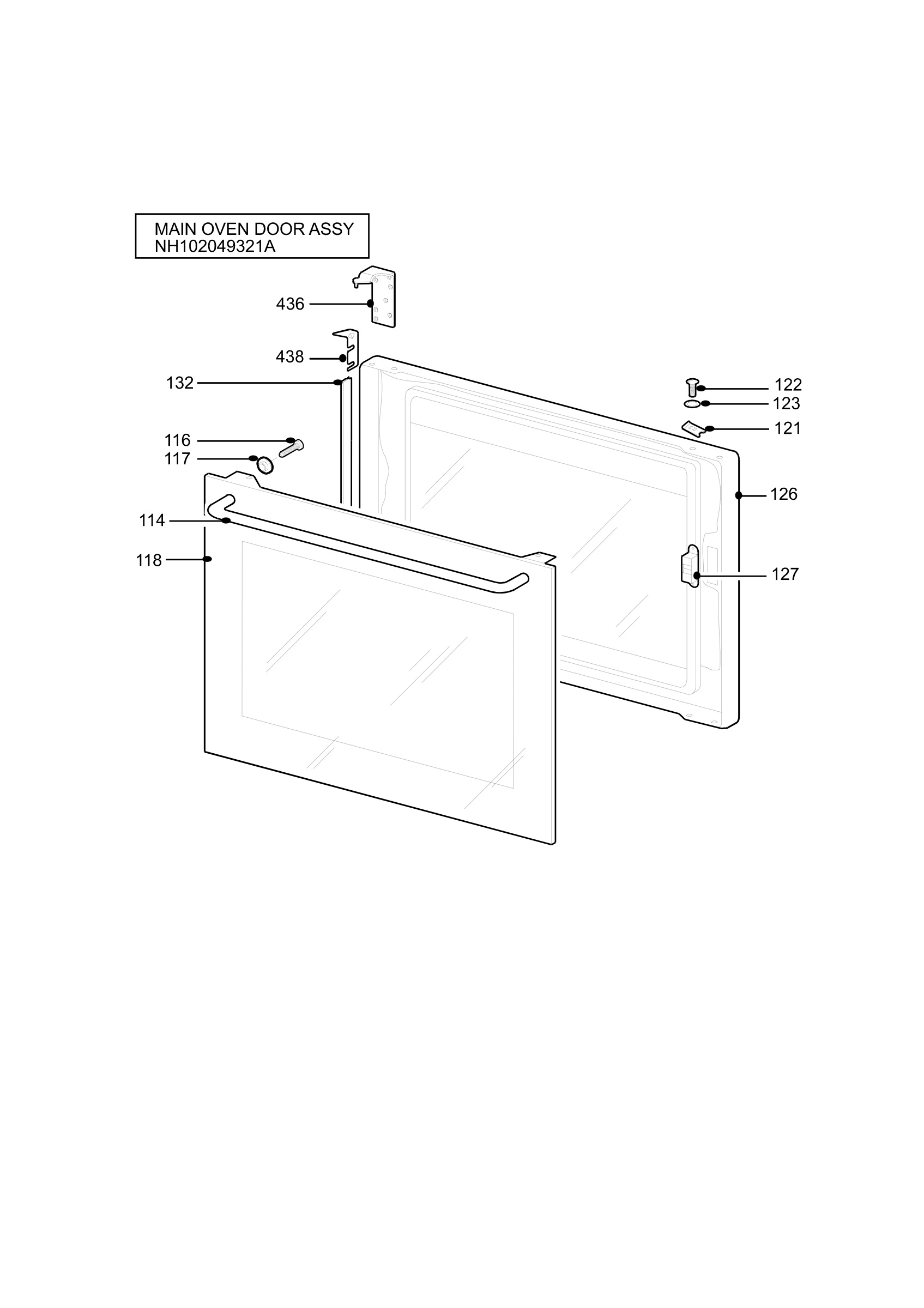 H10 Main Oven Door (large)