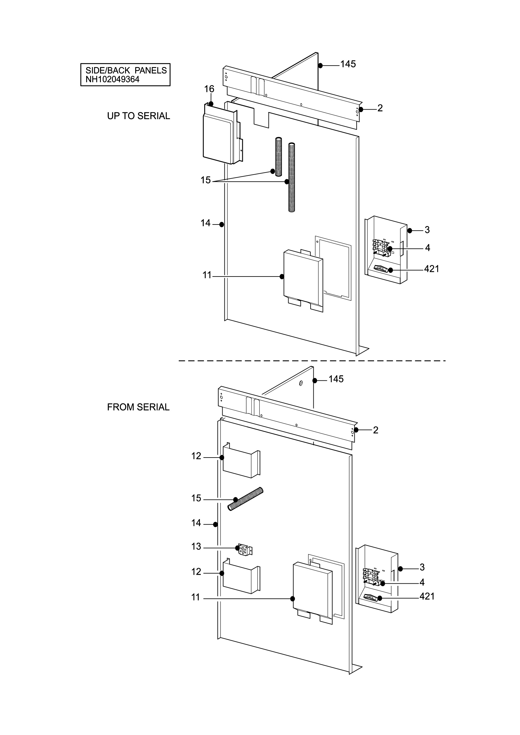 H10 Side/Back Panel
