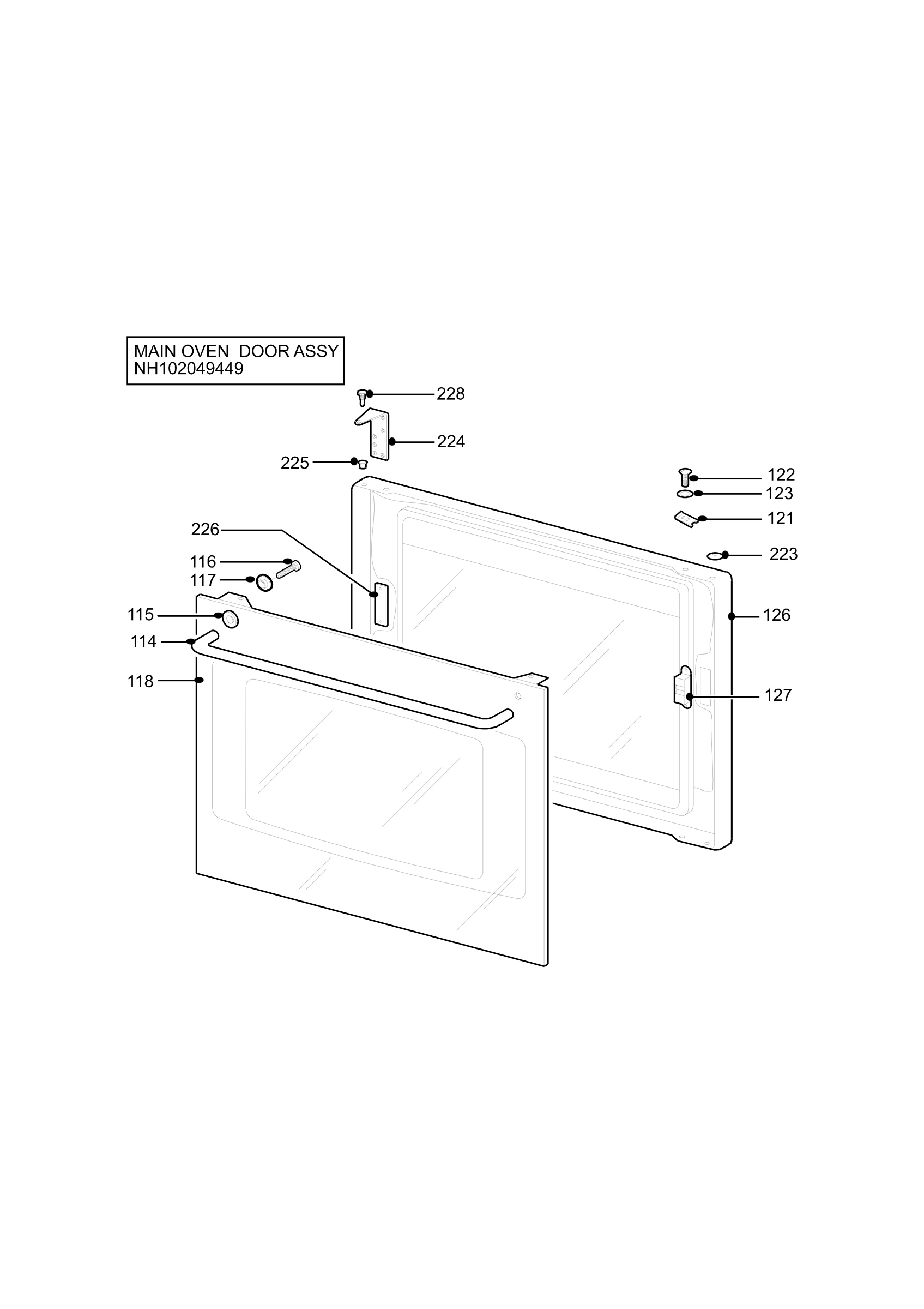 H10 Main Oven Door (large)